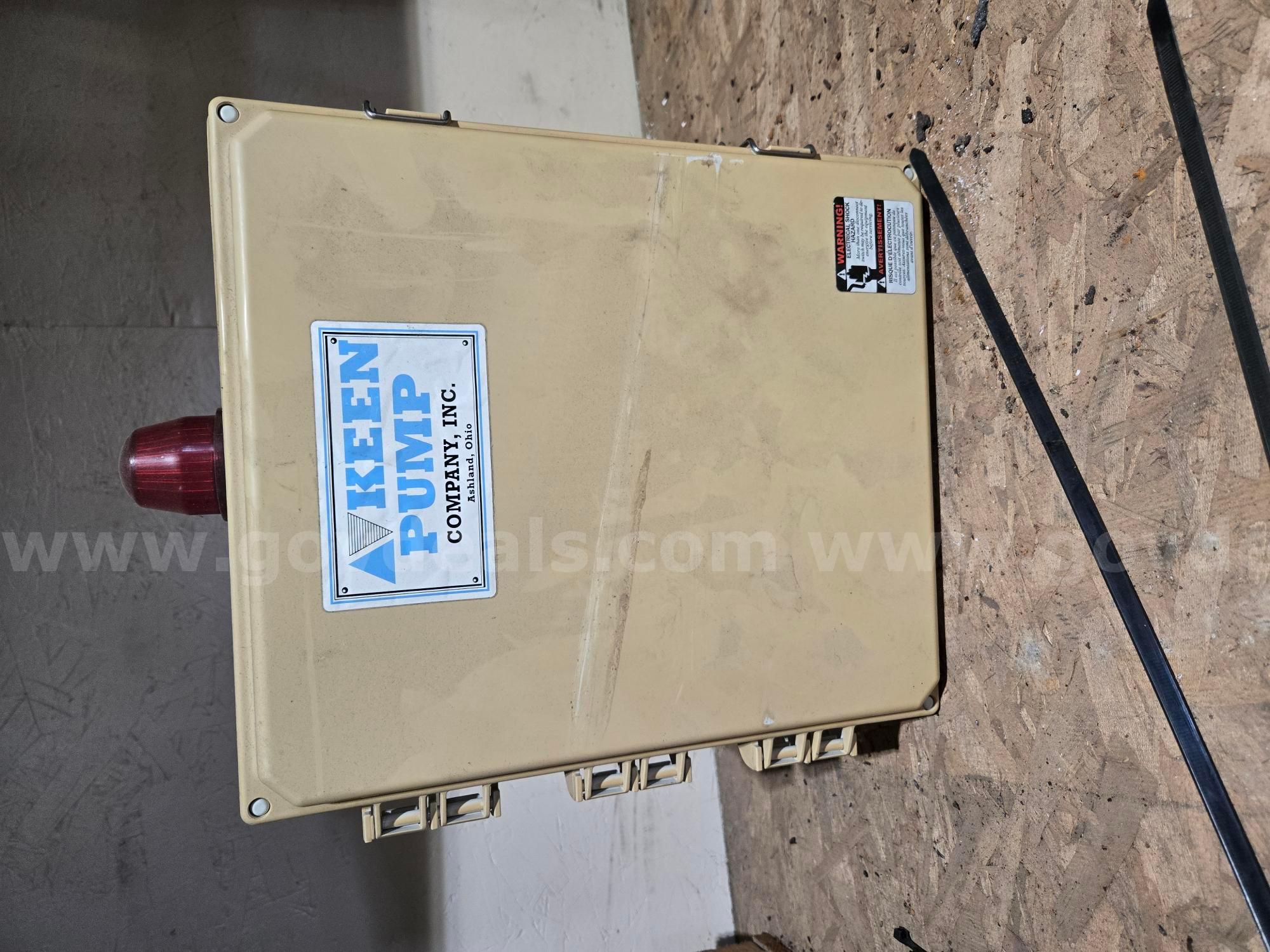 (2) Grinder Pumps & Control Panel Keen KG2 - 2301SL Government Surplus Auction - Photo #4