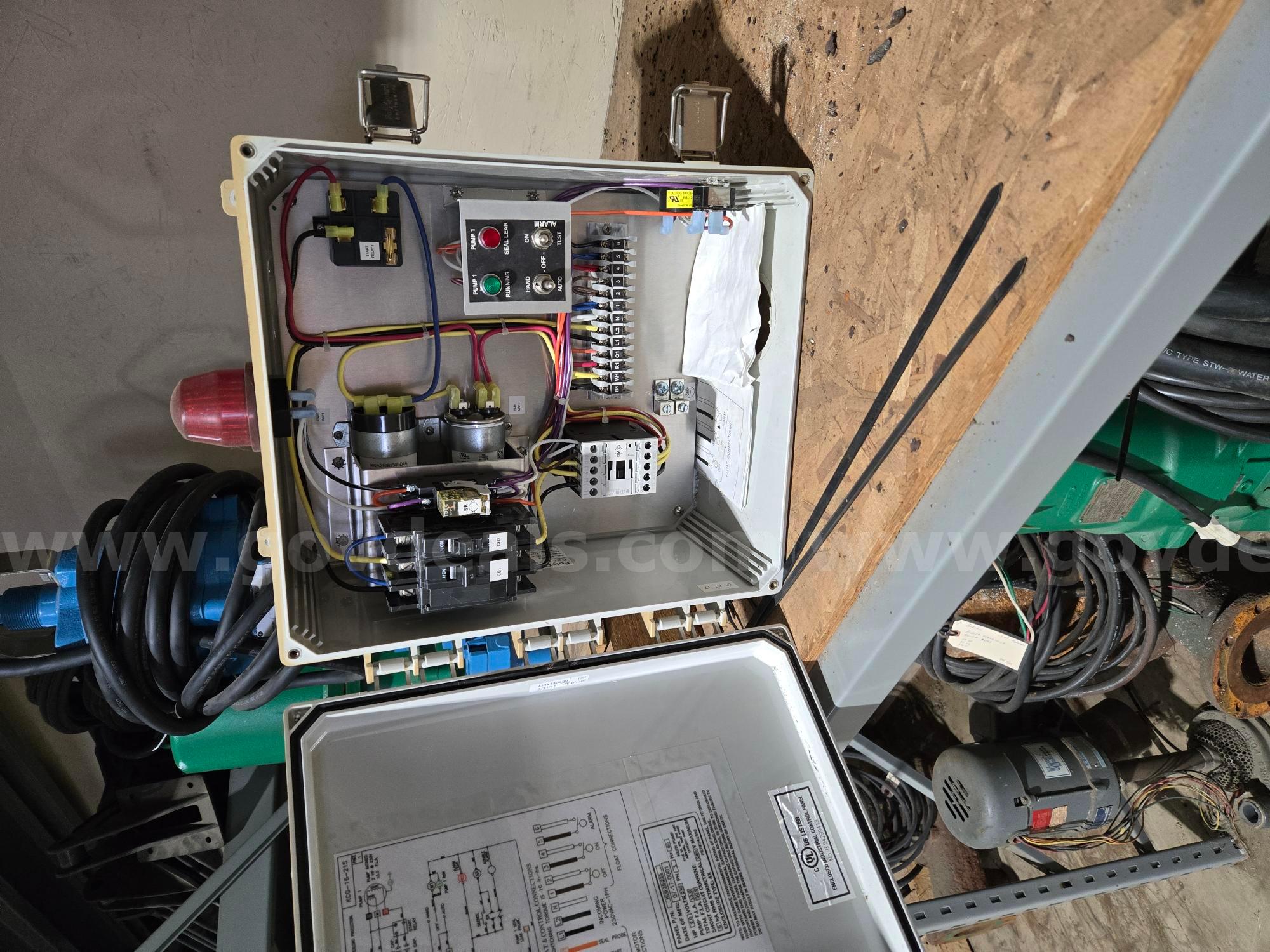 (2) Grinder Pumps & Control Panel Keen KG2 - 2301SL Government Surplus Auction - Photo #5