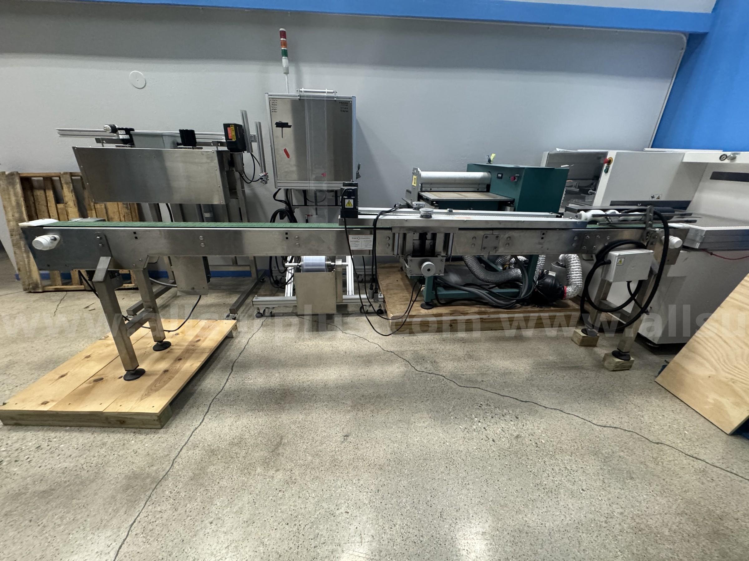 Stainless Steel Conveyor System  12 ft x 5 ft, Multi-Motor Drive, Variable Speed