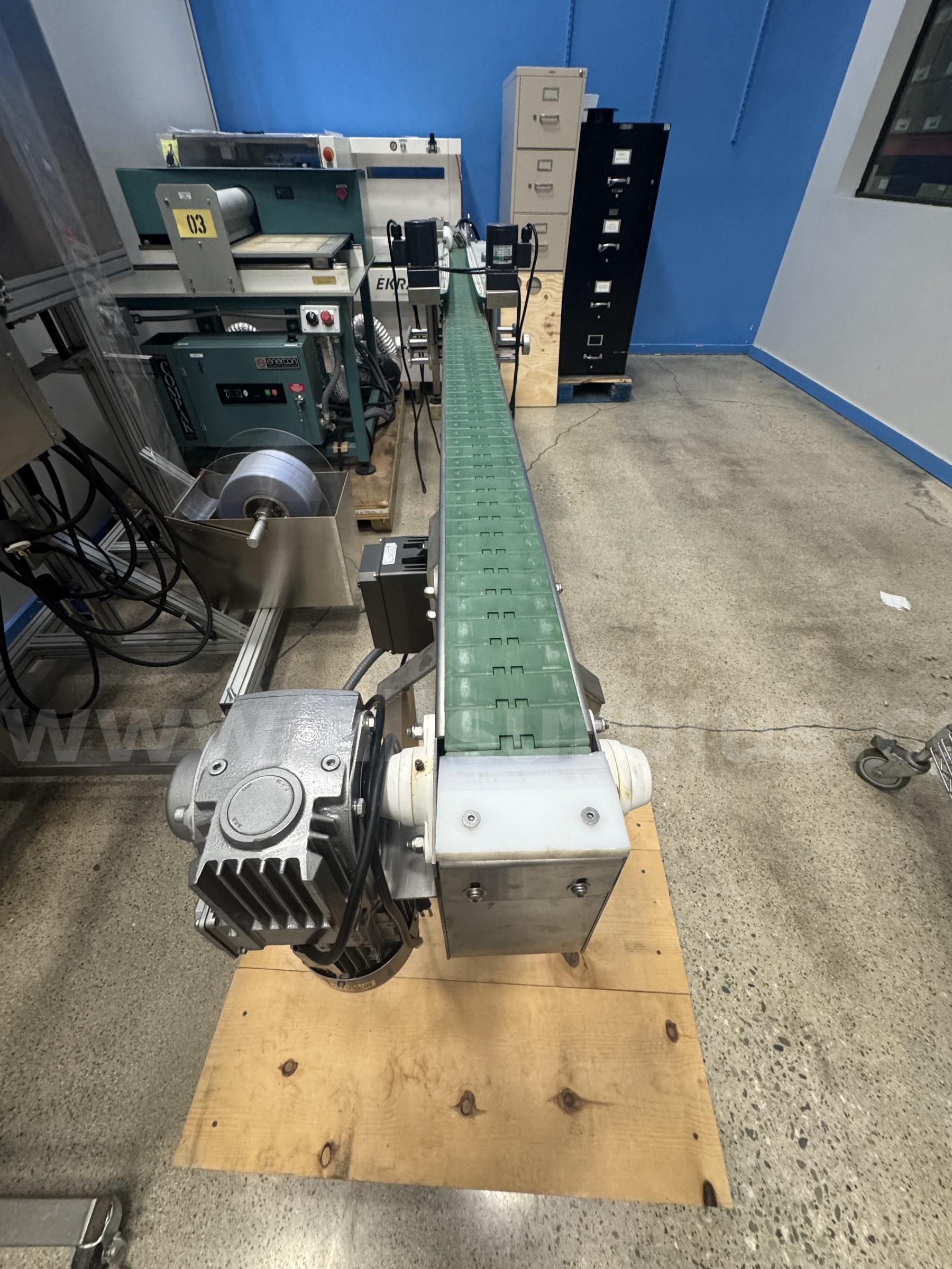 Stainless Steel Conveyor System  12 ft x 5 ft, Multi-Motor Drive, Variable Speed Ernest Packaging Solutions (system integrator)  Government Surplus Auction - Photo #2