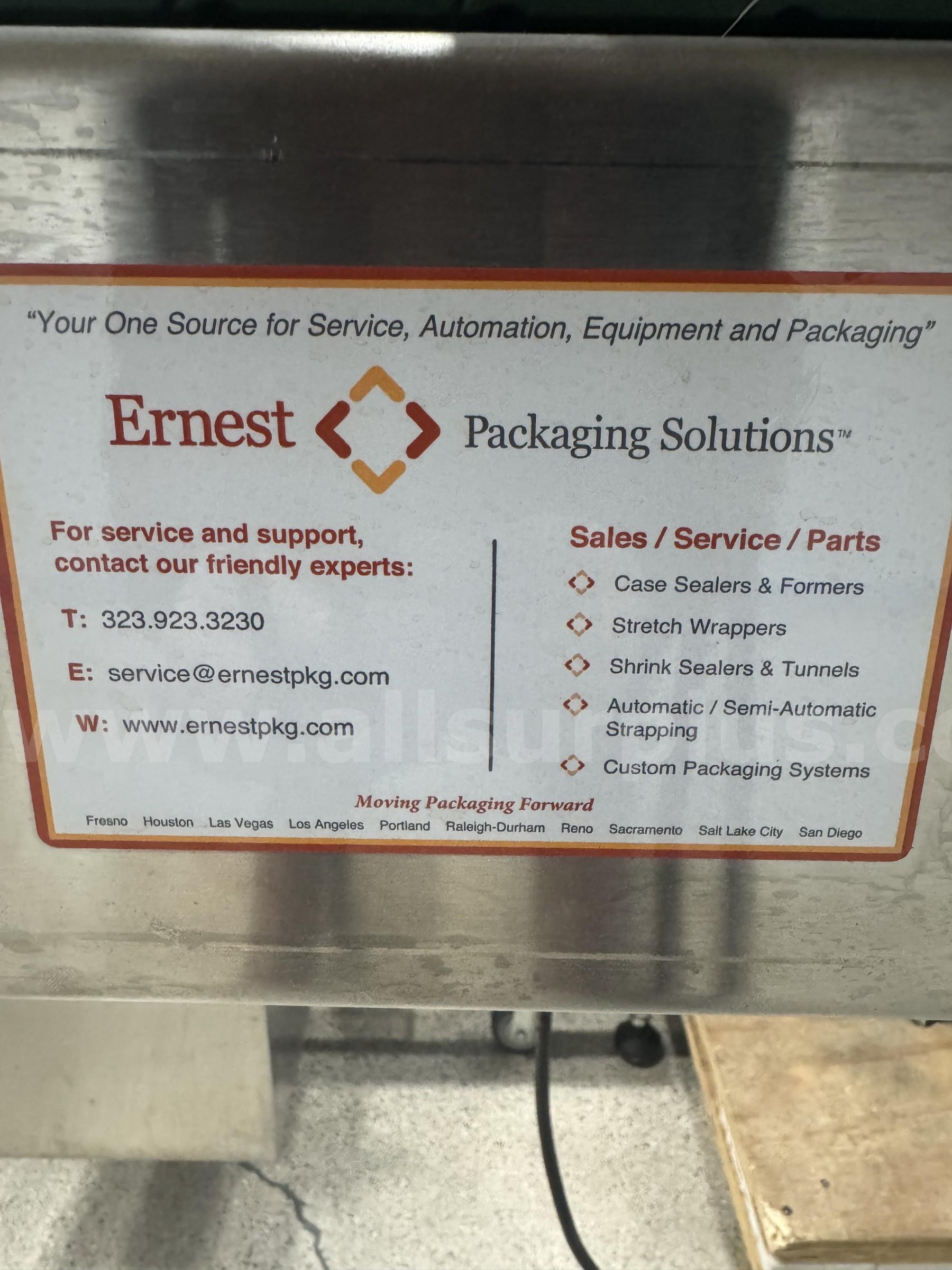 Stainless Steel Conveyor System  12 ft x 5 ft, Multi-Motor Drive, Variable Speed Ernest Packaging Solutions (system integrator)  Government Surplus Auction - Photo #6