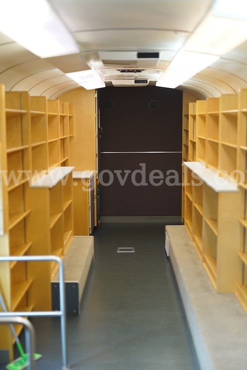 2008 Bluebird Bookmobile w/ Kohler 10K Generator    SEE VIDEO!!! OBS Inc. Speciality Vehciles Bluebird Government Surplus Auction - Photo #5