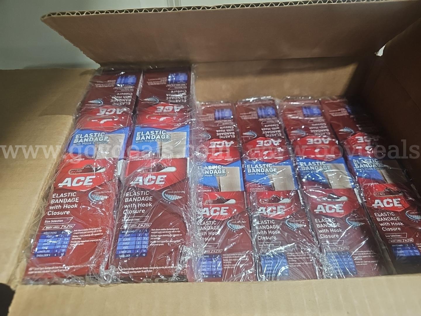 Lot of 60 New ACE 3M Elastic Bandages – 3" Hook Closure – 207603