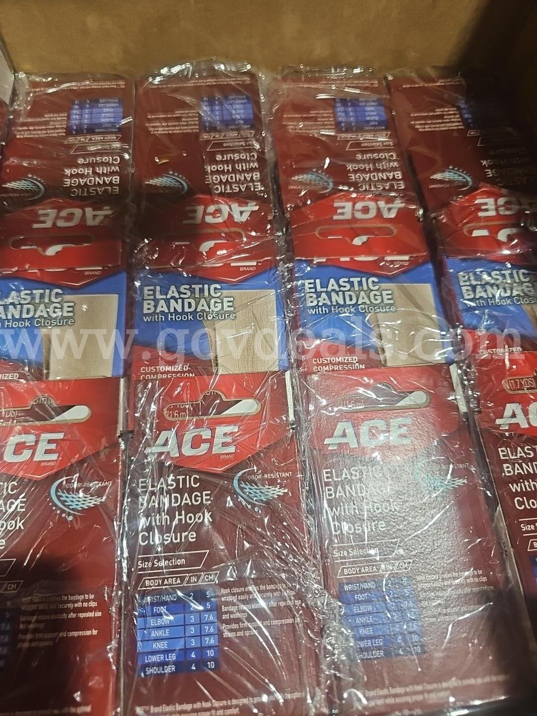 Lot of 60 New ACE 3M Elastic Bandages – 3" Hook Closure – 207603   Government Surplus Auction - Photo #3