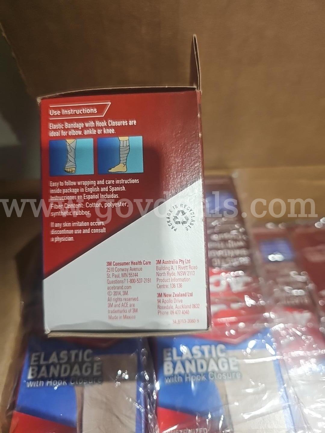 Lot of 60 New ACE 3M Elastic Bandages – 3" Hook Closure – 207603   Government Surplus Auction - Photo #5