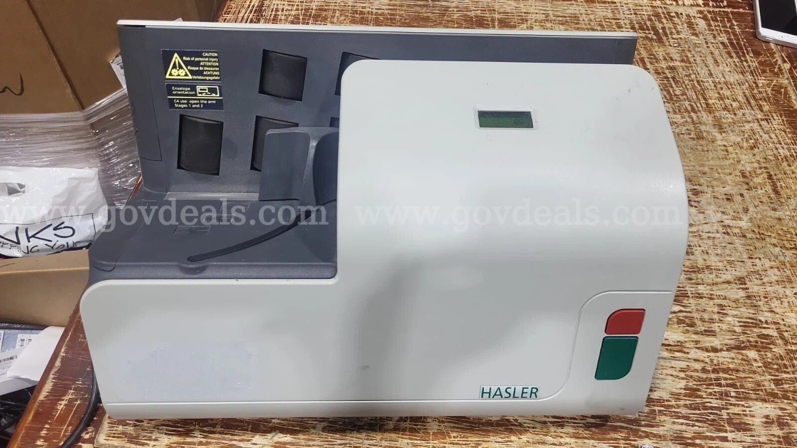 Hasler OP16 Automatic Letter Opener – A0002360   Government Surplus Auction - Photo #3