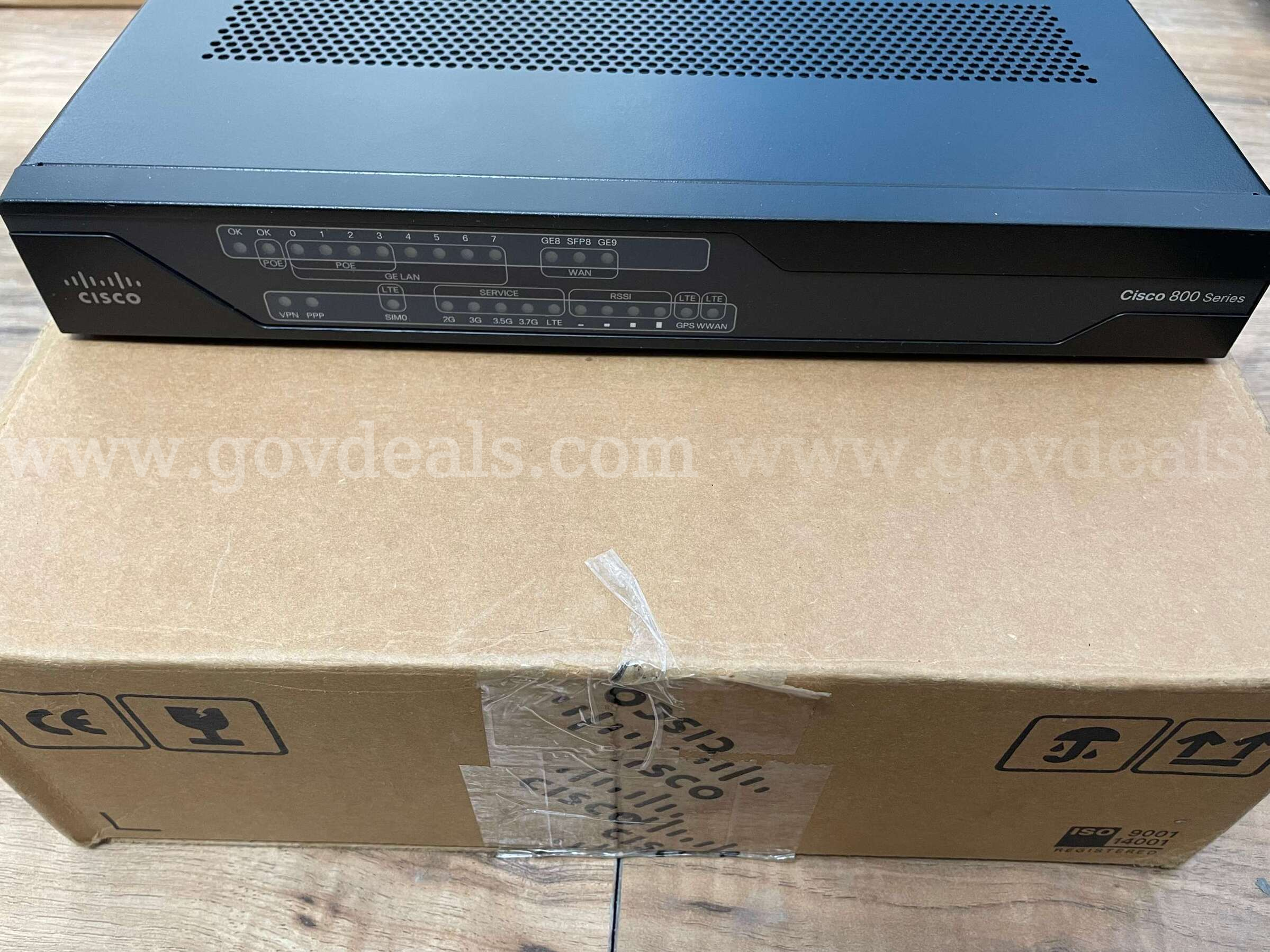 Lot of 5 – Cisco C899G-LTE-NA-K9 Integrated Services Routers - Sealed Cisco C899G Government Surplus Auction - Photo #3
