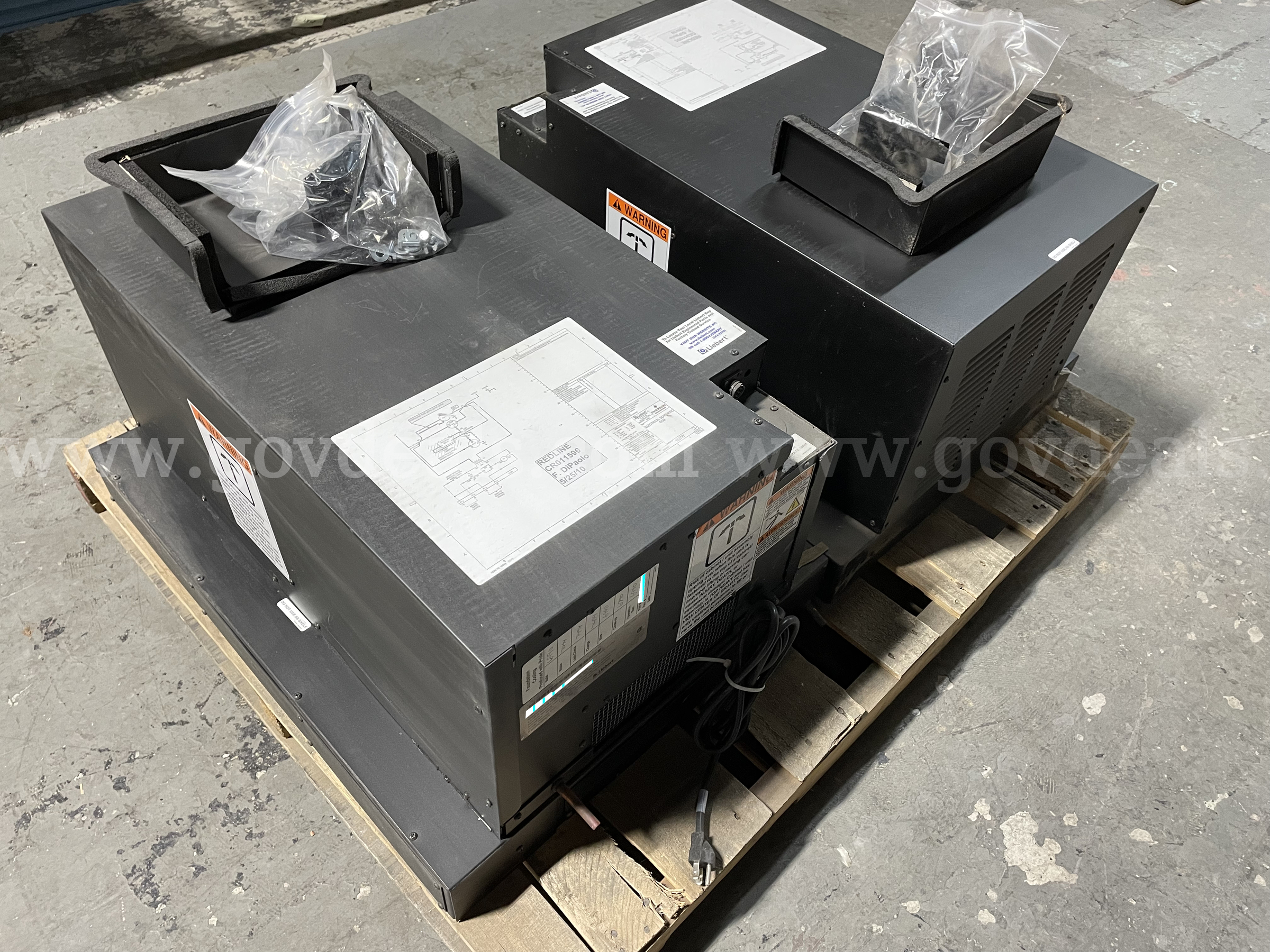 Lot of 2 Liebert ECM2000LT-X60 Environmental Control Modules – 120V / 1Ph / 60Hz – R407C Refrigerant