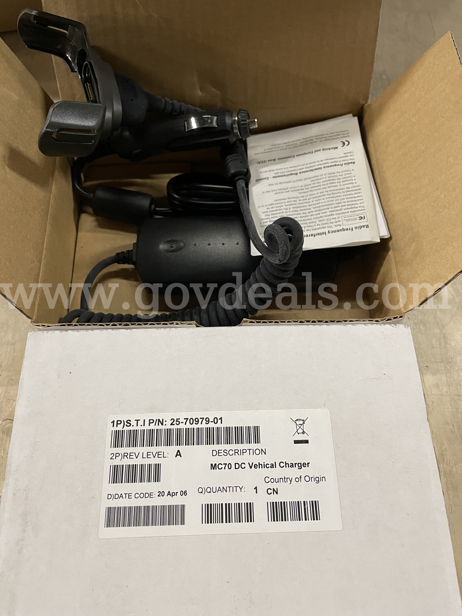 Lot of 233 Intermec, Symbol & HIPRO Barcode/Scanner Accessories – Cradles, Chargers, Batteries & AC Adapters Dodge 233 Government Surplus Auction - Photo #2