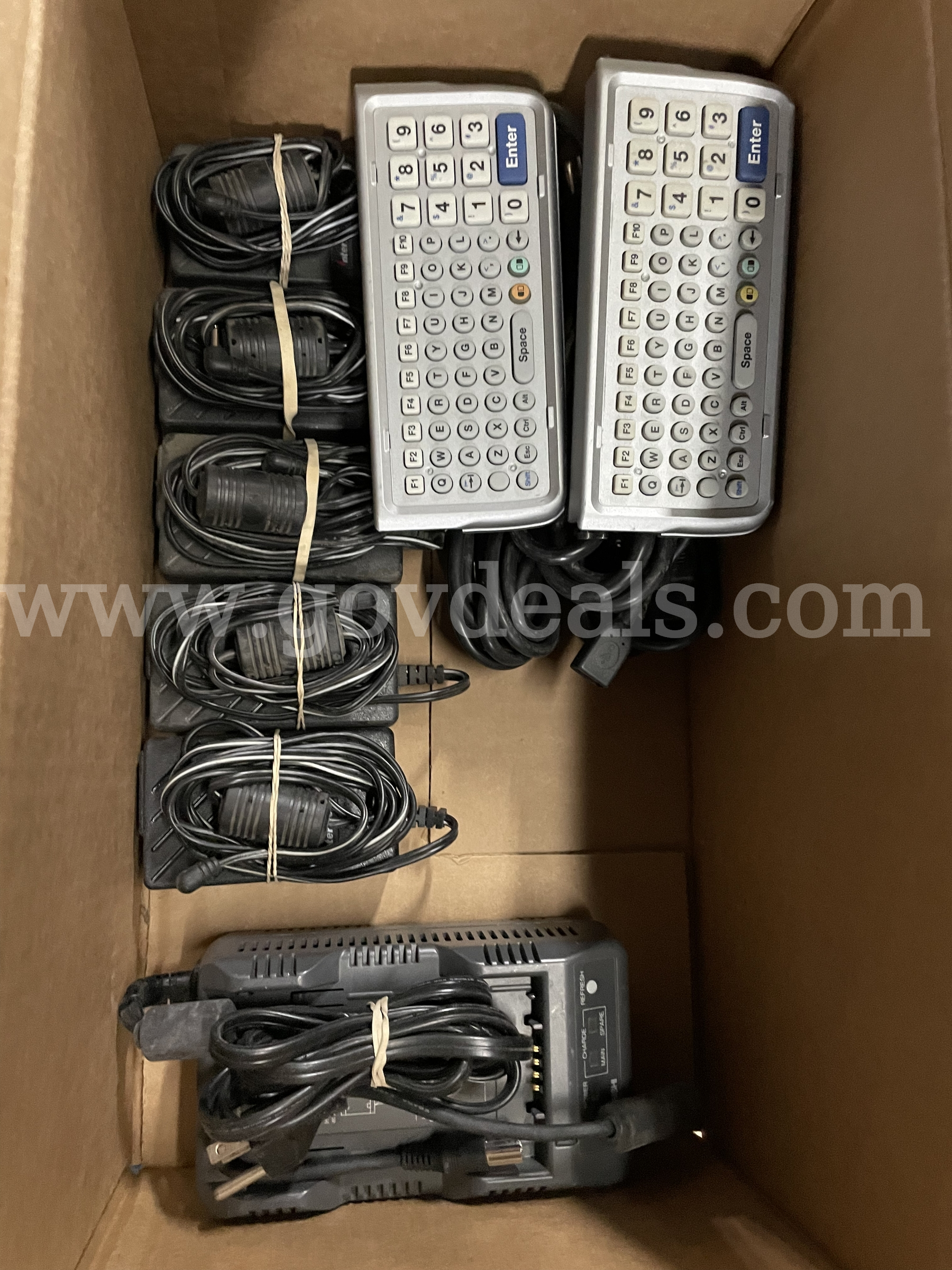 Lot of 233 Intermec, Symbol & HIPRO Barcode/Scanner Accessories – Cradles, Chargers, Batteries & AC Adapters Dodge 233 Government Surplus Auction - Photo #5