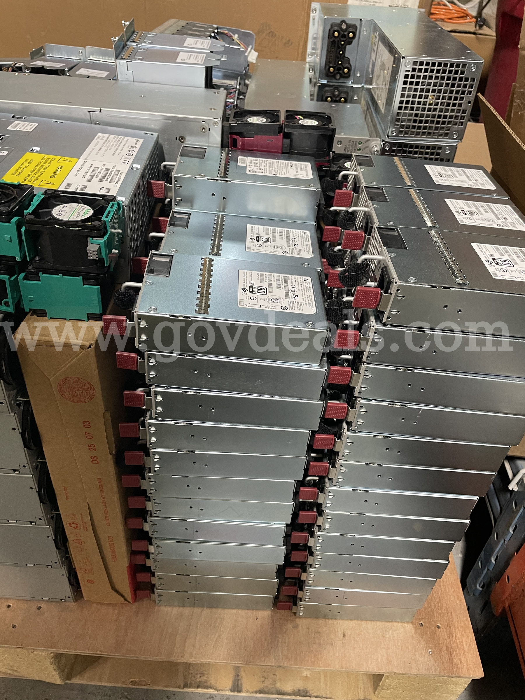 Lot of 258 Server Power Supplies, Cooling Fan Modules & Network Hardware – HP, Cisco, Delta, LiteOn, Artesyn, Intel HP 258 Government Surplus Auction - Photo #6