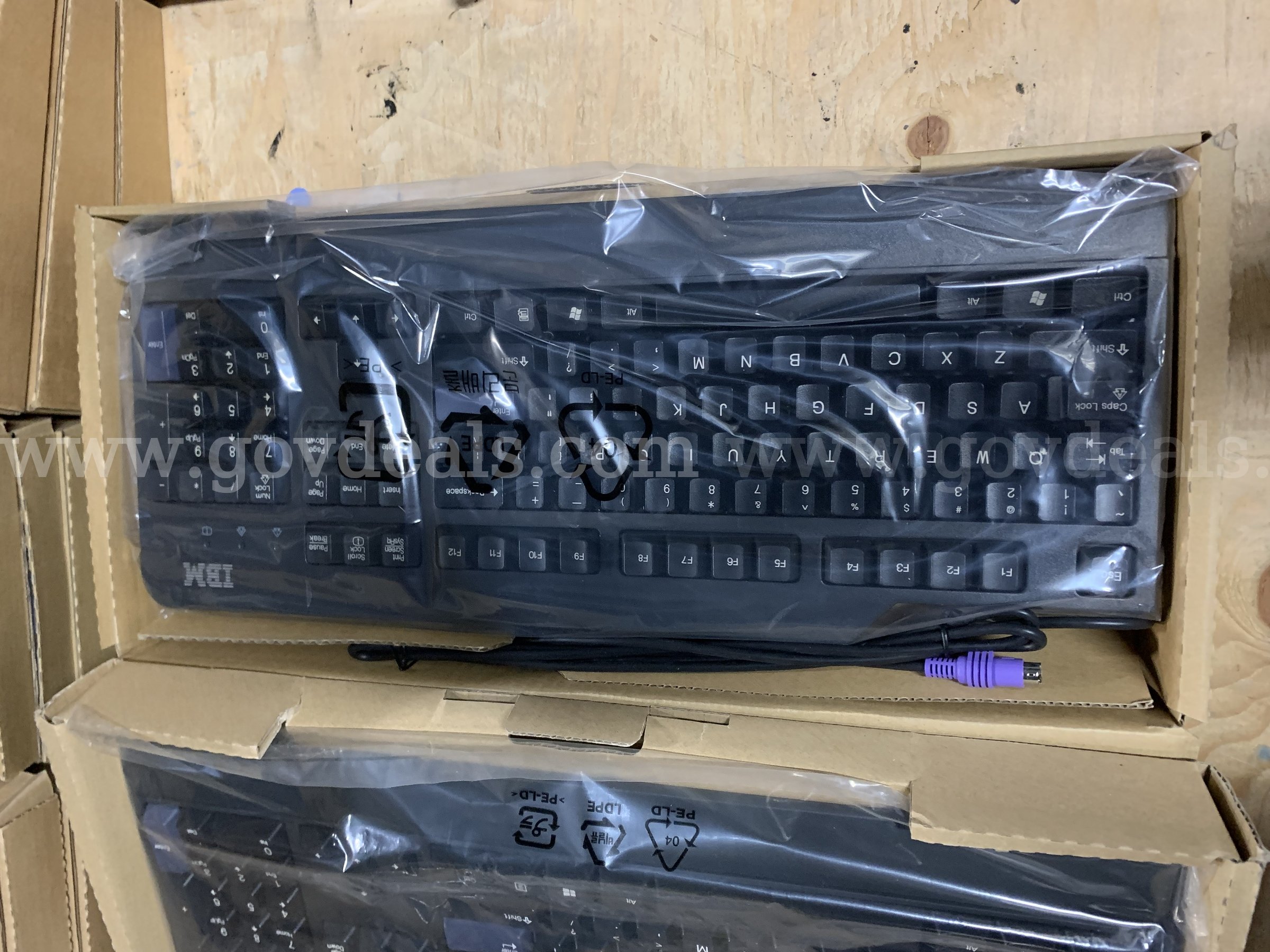Lot of 39 NEW USB & PS/2 Keyboards – HP, Lenovo & IBM Business Keyboards – Unused HP  Government Surplus Auction - Photo #6
