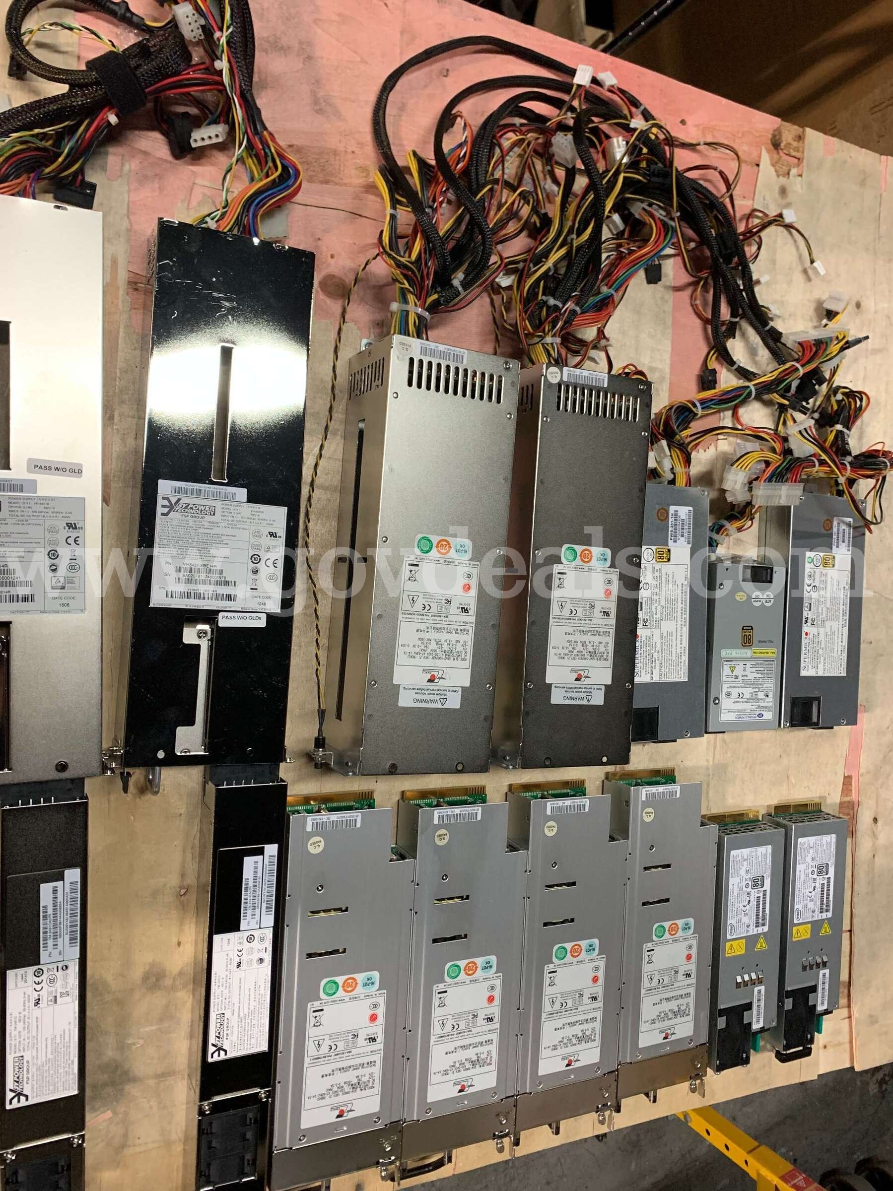 Lot of 15 Server Power Supplies & Power Modules – Supermicro, Intel, EMACS, Sparkle, 3Y Power   Government Surplus Auction - Photo #2