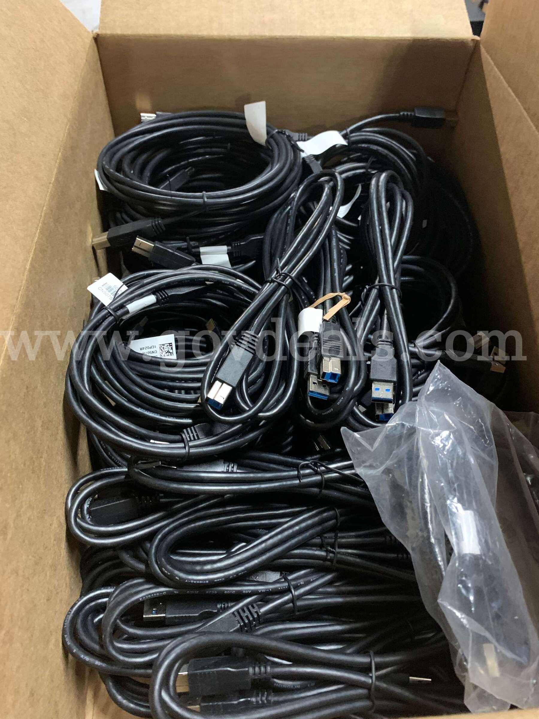 Lot of 81 NEW OEM USB 3.0 Cables – Mixed Part Numbers – Bulk Lot   Government Surplus Auction - Primary Photo