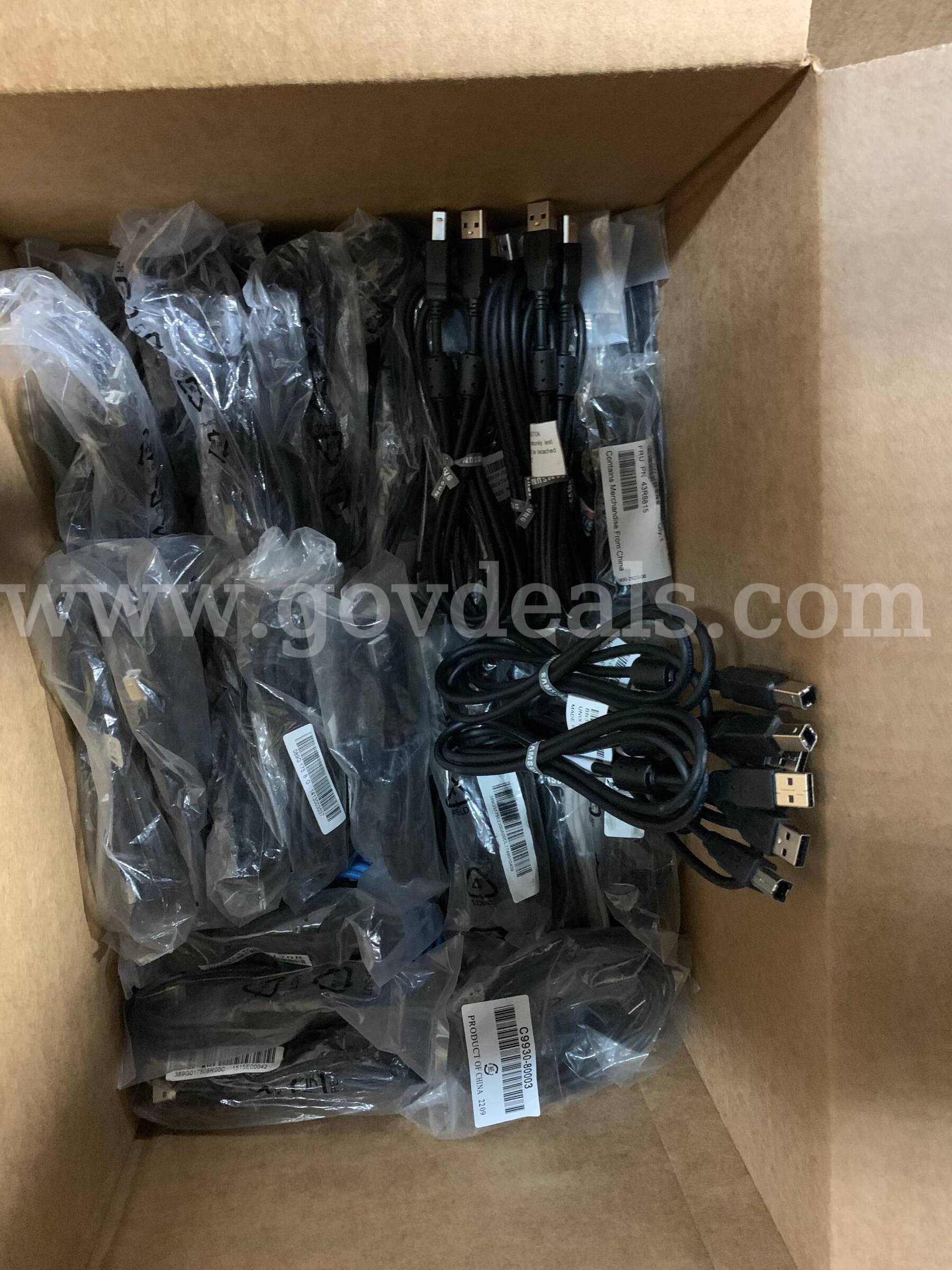 Lot of 59 NEW USB 2.0 Cables – Mixed OEM & Unbranded – Bulk Lot   Government Surplus Auction - Photo #4