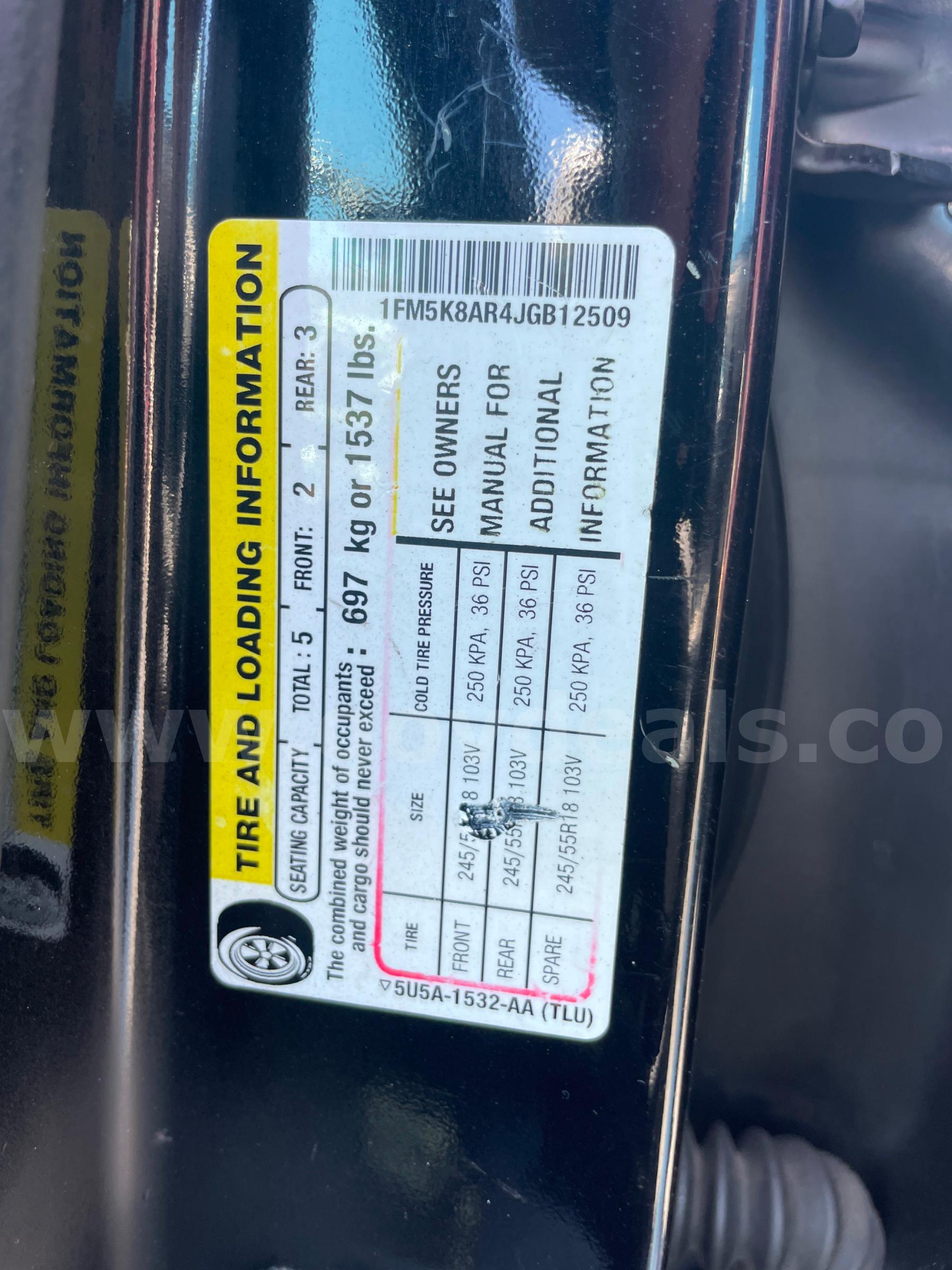 2018 FORD EXPLORER AWD RUNS AND DRIVES - SHIPPING AVAILABLE Ford EXPLORER Government Surplus Auction - Photo #6