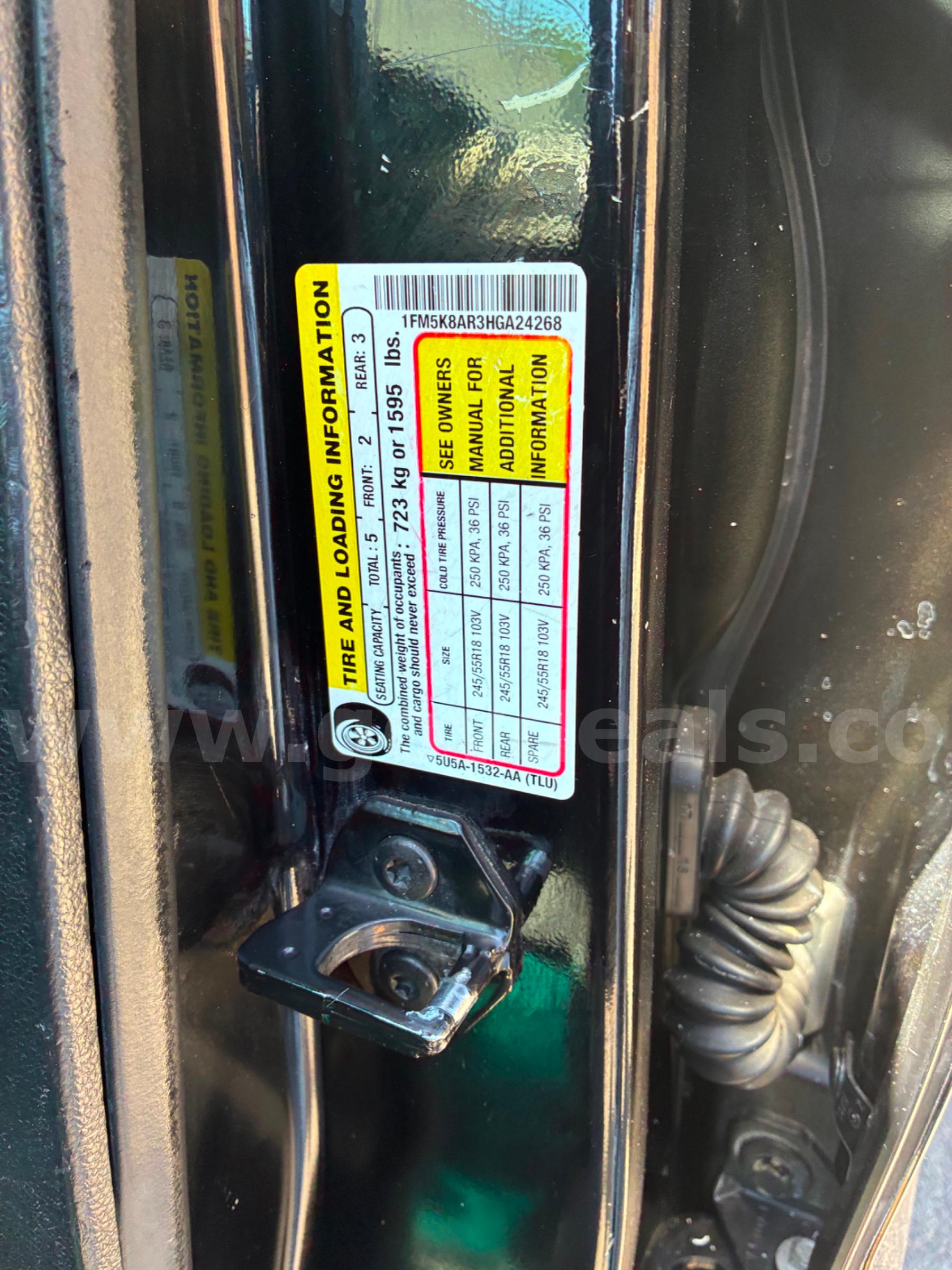 2017 FORD EXPLORER AWD RUNS AND DRIVES - SHIPPING AVAILABLE Ford EXPLORER Government Surplus Auction - Photo #5
