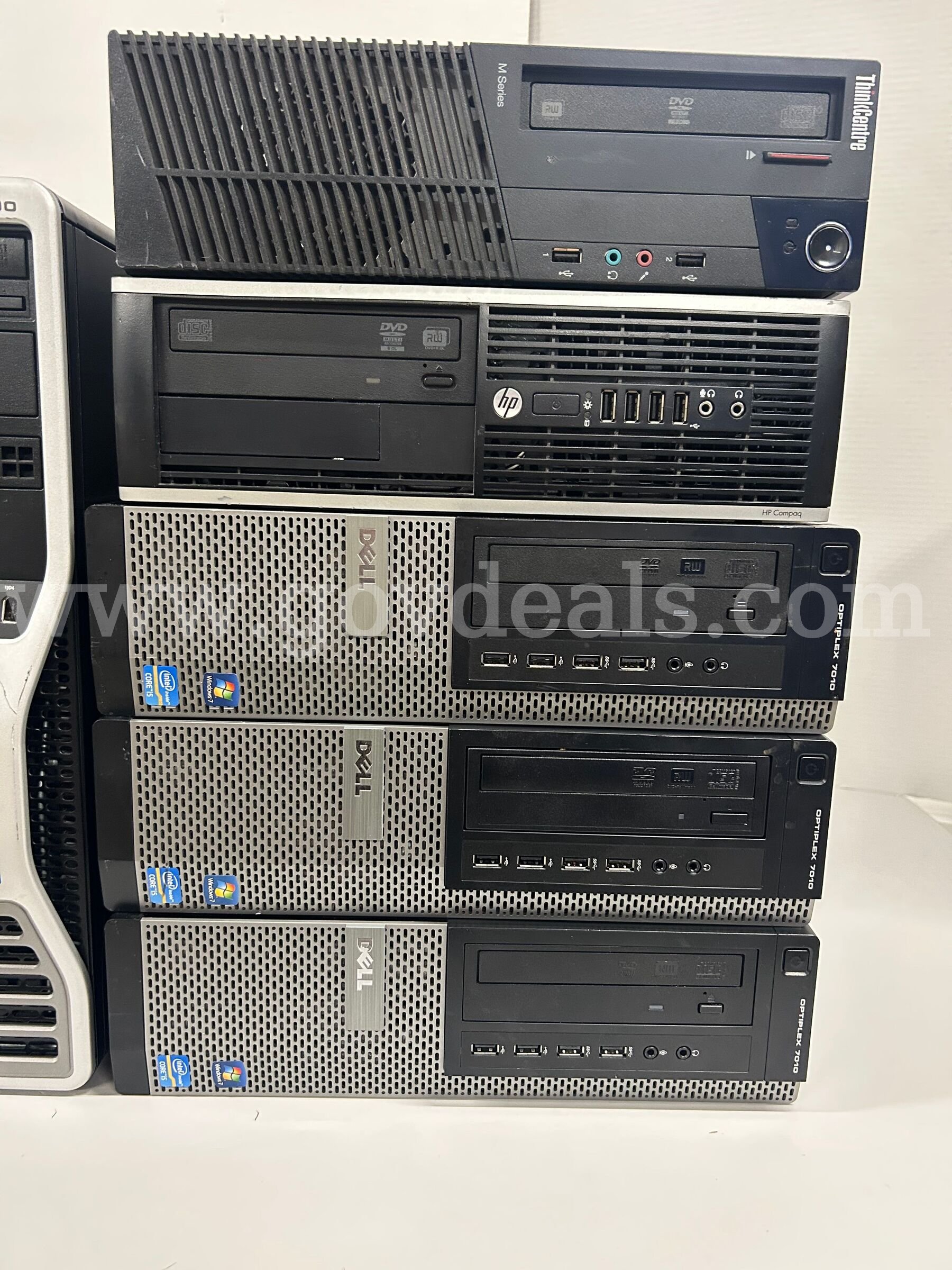 Lot of 10. Dell Workstations w/ Xeon processor and NVIDIA GPU, HP and Lenovo Desktop Computers, Tested, Boots to BIOS Dell  Government Surplus Auction - Photo #5