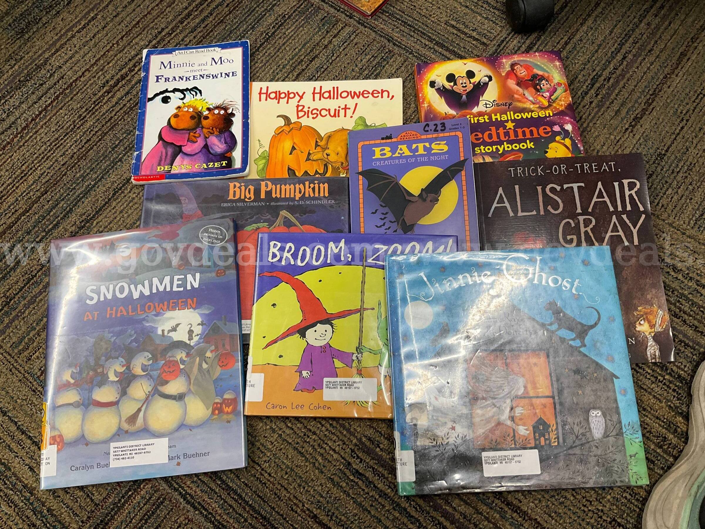 Lot of 9 Halloween & Spooky Children’s Picture Books