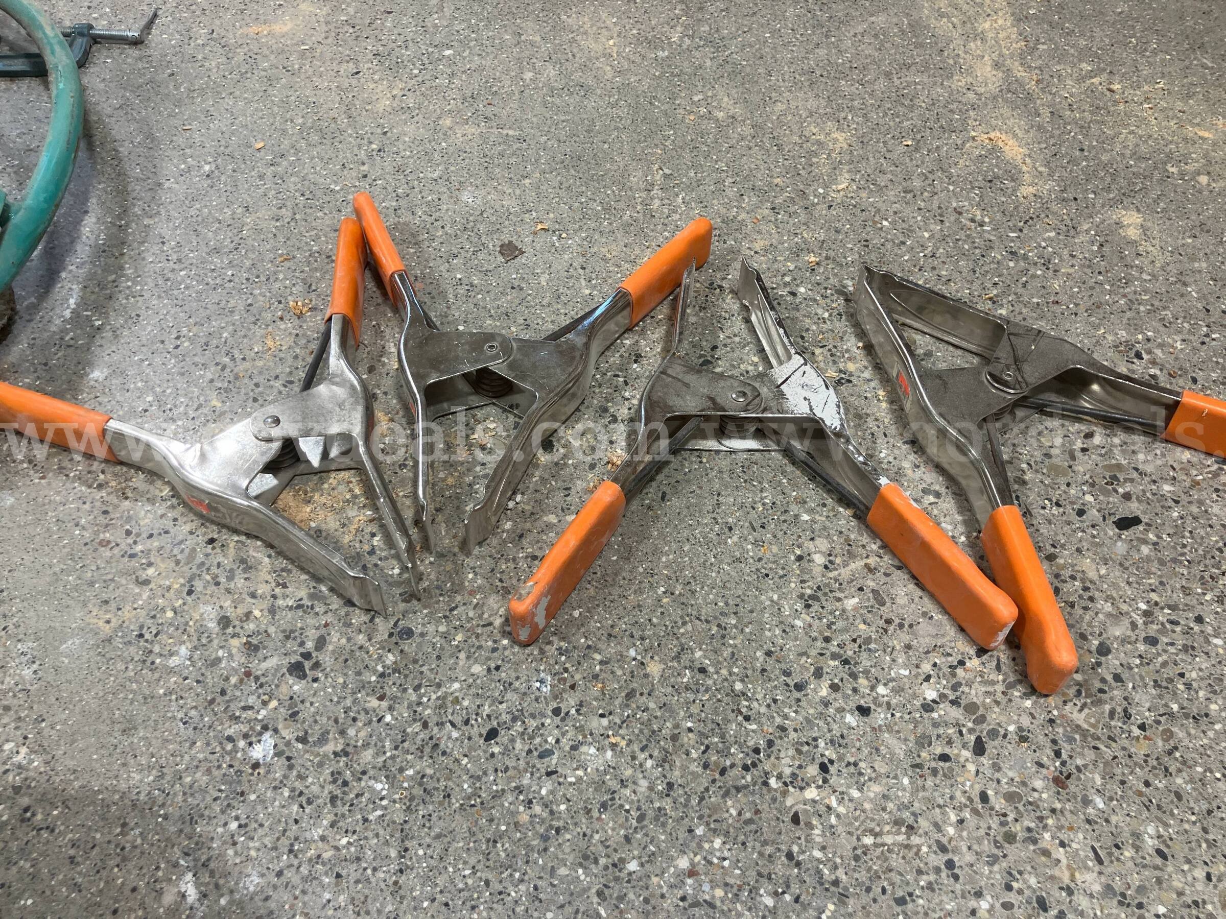 Pony 3204 Heavy-Duty Spring Clamps – Set of 4 (Made in USA)  3204 Government Surplus Auction - Photo #3