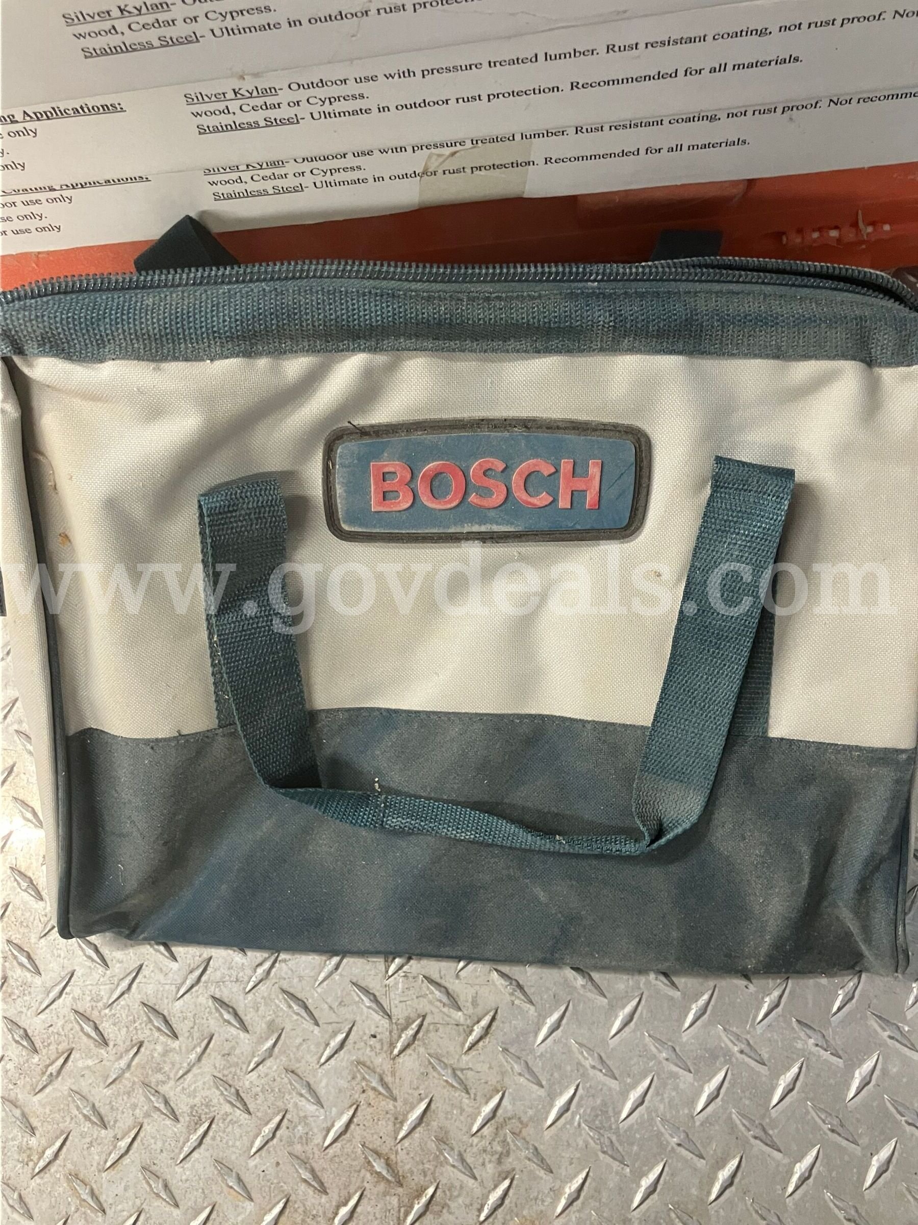 Official Bosch Heavy-Duty Canvas Power Tool Tote Bag