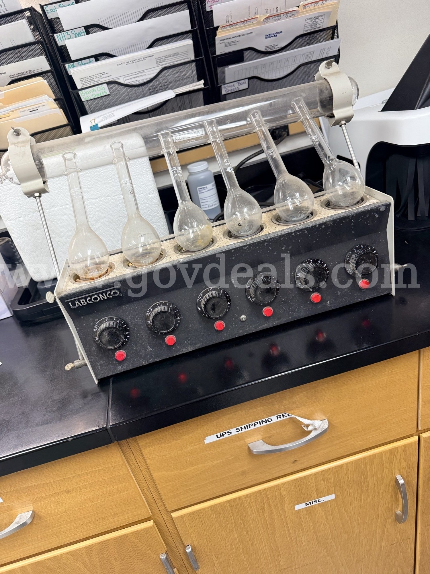 Labconco multi-position heating/digestion unit   Government Surplus Auction - Photo #2