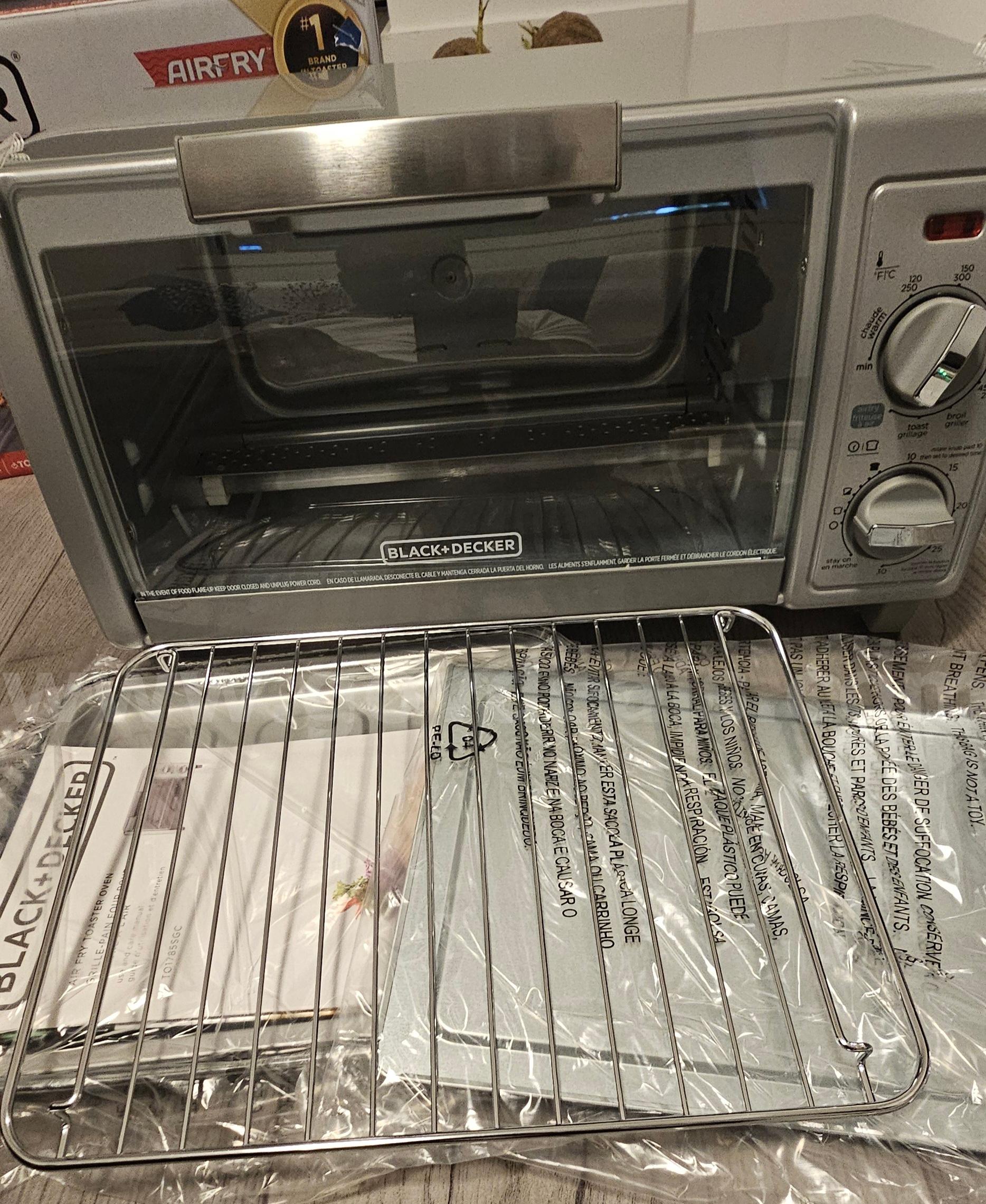 BLACK+DECKER 4-Slice Stainless Steel Toaster Oven (Silver) - NEW BLACk + DECKER  Government Surplus Auction - Photo #5