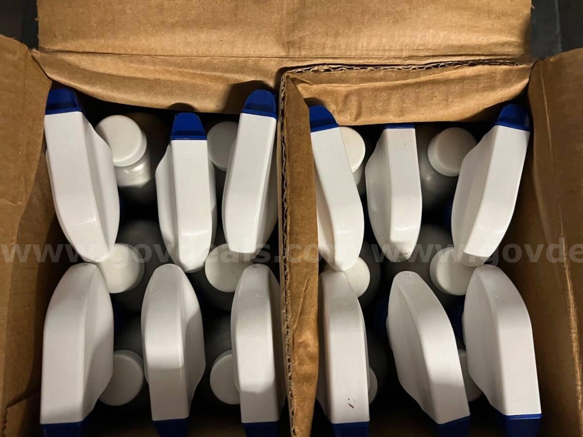 Sprayon LU210L FOOD GRADE SILICONE Lubricant 14 FL.oz/414 mL /CASE OF 12 BOTTLES FACTORY SEALED Case LU210L Government Surplus Auction - Photo #5