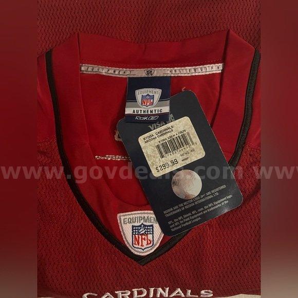 NFL PLAYERS Vintage Reebok Football Jersey Men's "11 FITZGERALD" NWT $299.99 SIZE 46  299 Government Surplus Auction - Photo #3
