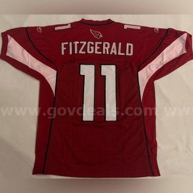 NFL PLAYERS Vintage Reebok Football Jersey Men's "11 FITZGERALD" NWT $299.99 SIZE 54  299 Government Surplus Auction - Photo #4