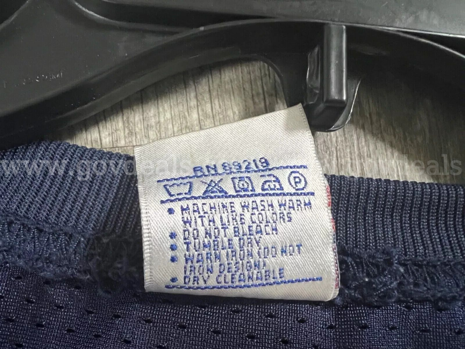Vintage All Sports America Football Jersey #7 CLAYTON Men Size Medium Color Blue   Government Surplus Auction - Photo #6