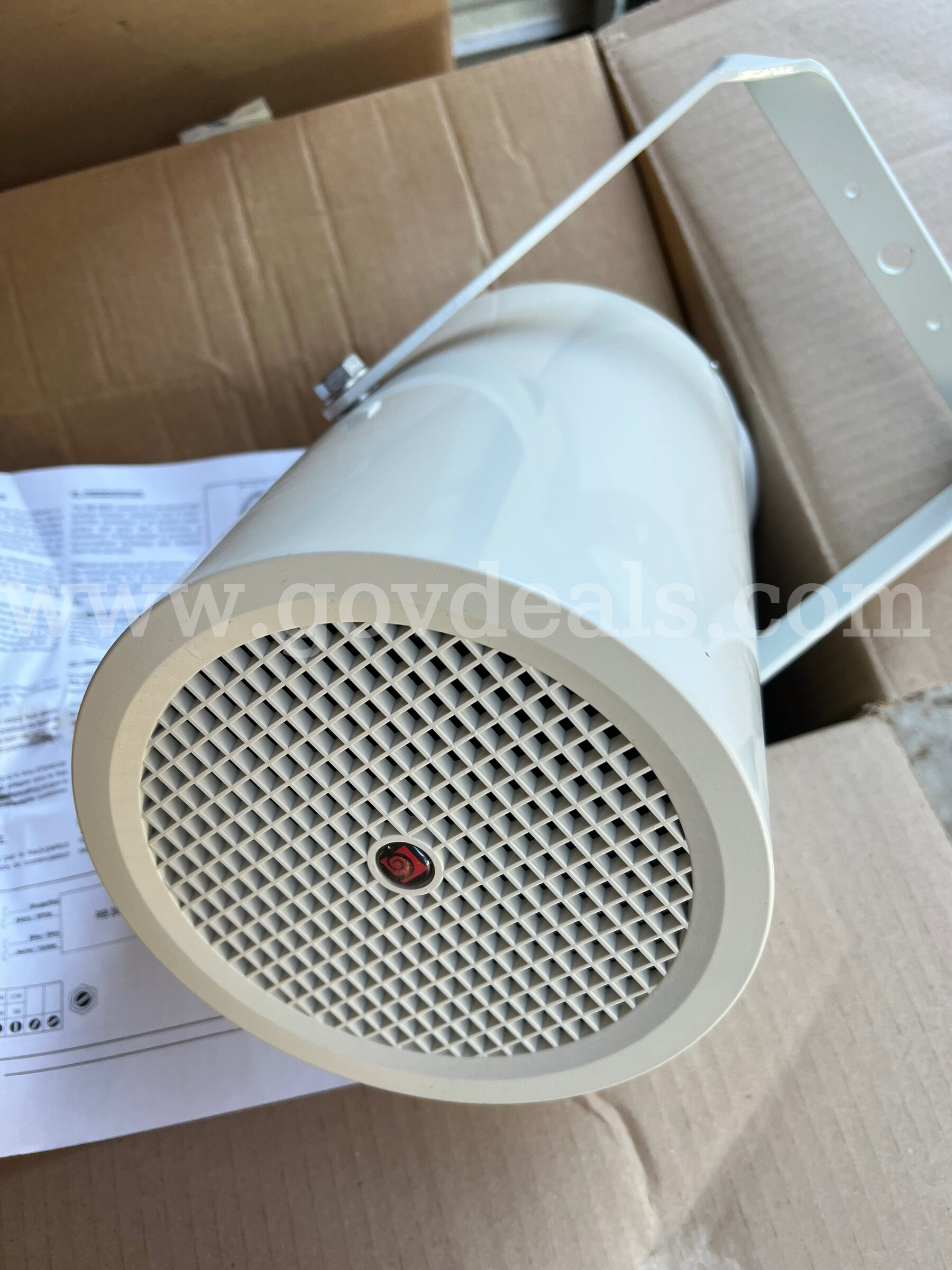 LOT OF 4 Bouyer Design COAXIAL SOUND PROJECTOR RB 2035 MADE IN FRANCE *CAN SHIP*  2035 Government Surplus Auction - Photo #4