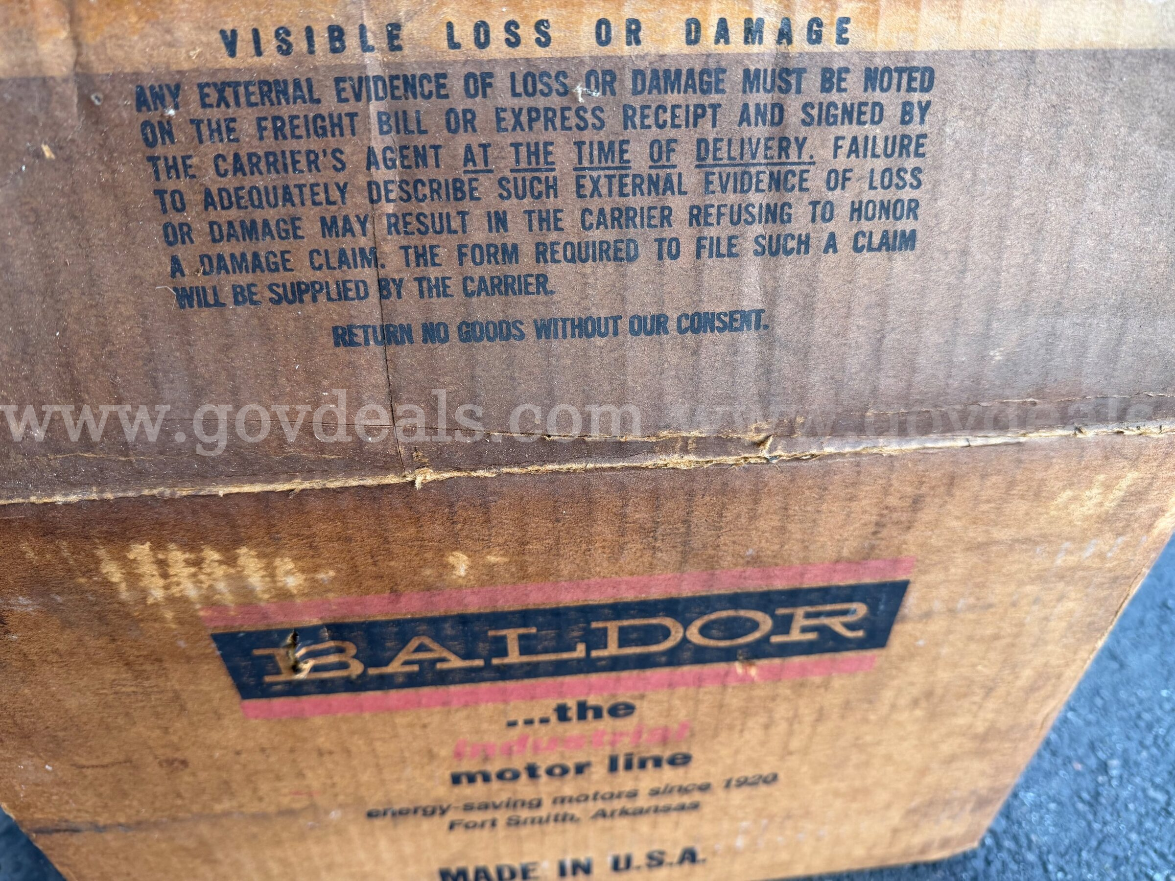 BALDOR 115 AC Motor MODEL GC9302 NEW IN BOX,MADE IN USA  115 Government Surplus Auction - Photo #6
