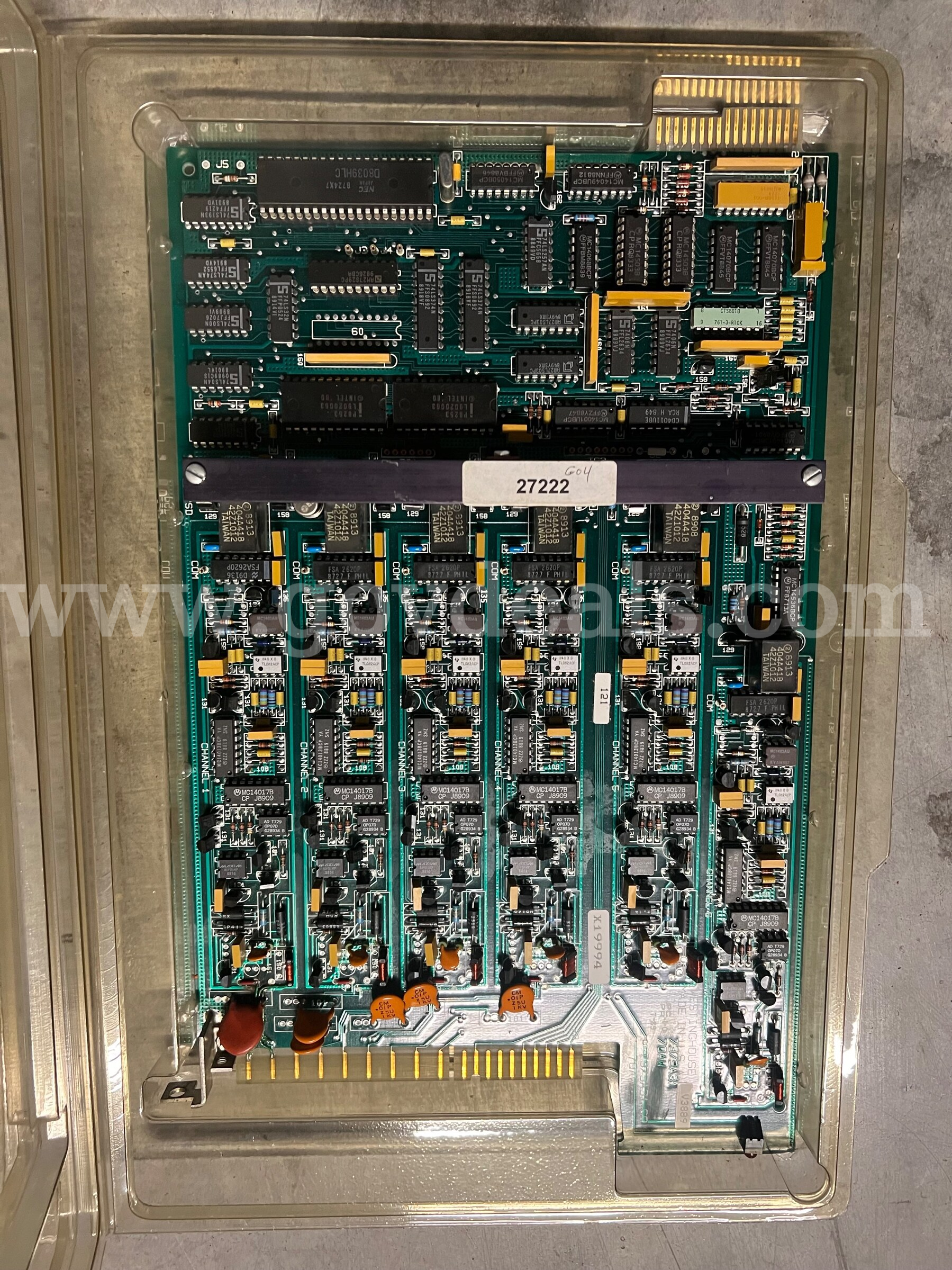 WESTINGHOUSE CIRCUIT BOARD 7379A31G07QAW | 7379A31 G0 7QAW PCB CIRCUIT BOARD  V3889 MADE IN USA  V3889 Government Surplus Auction - Photo #4