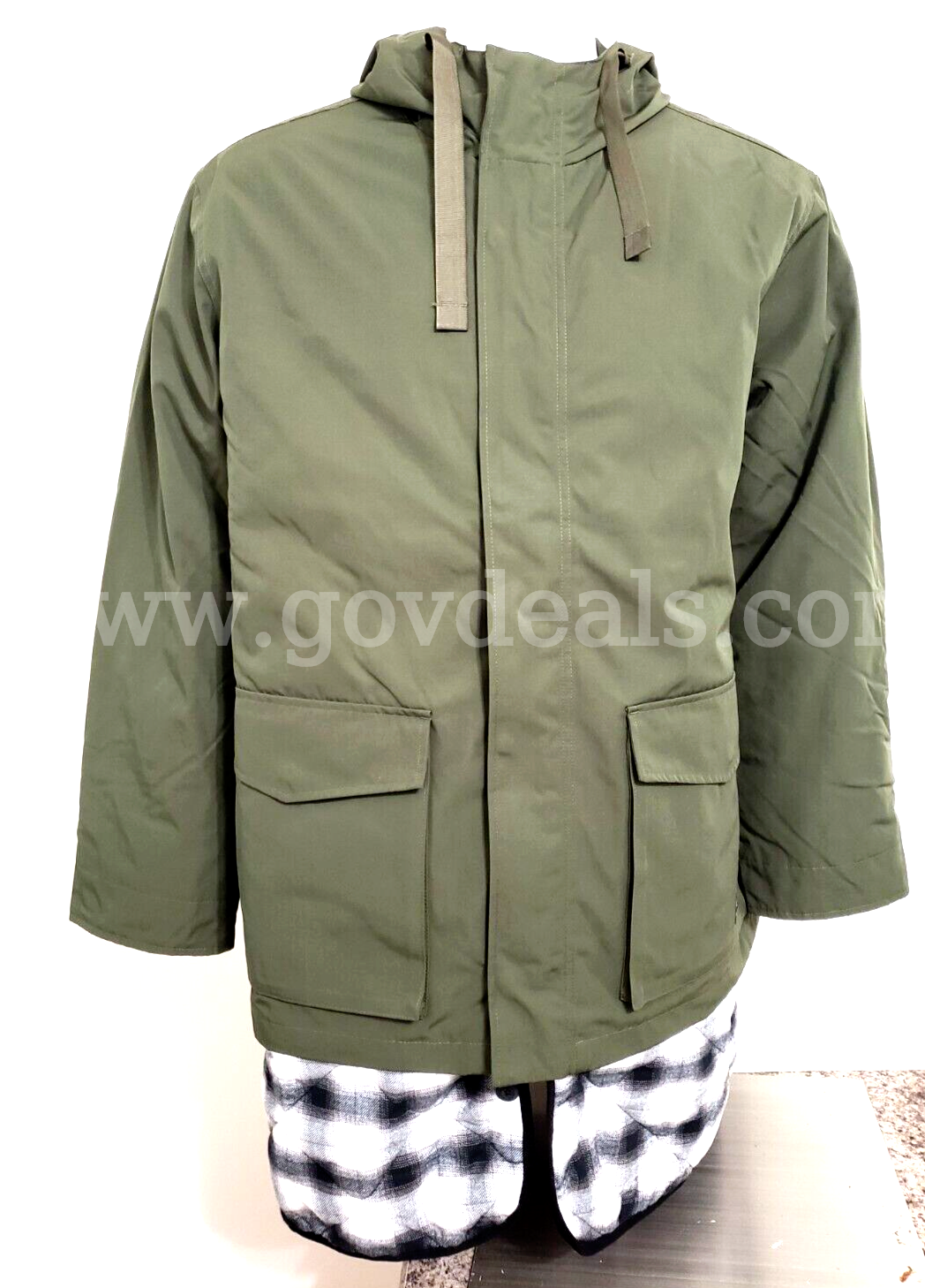 Levi's Men's Folsom Utility Jacket A07020001 Forest Night Green Size XL NWT $228   Government Surplus Auction - Primary Photo