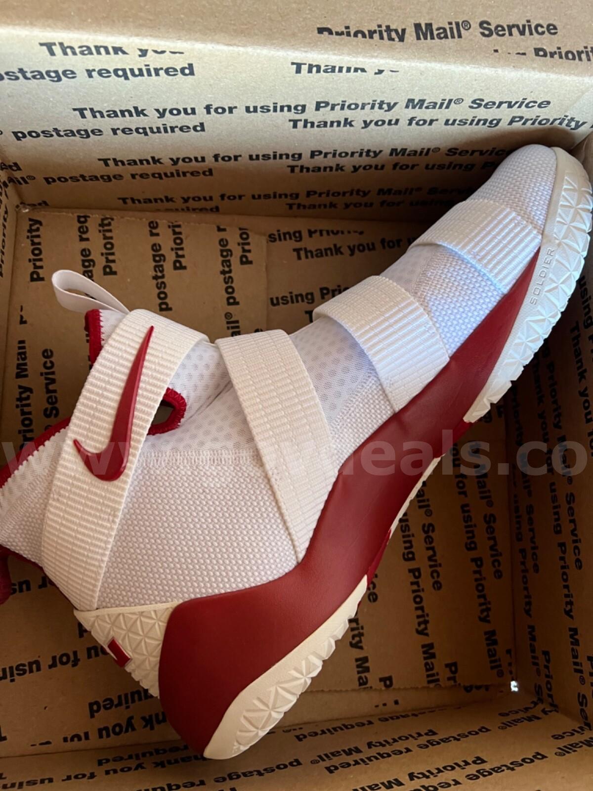 RARE/Nike Lebron Soldier Mens 17 XI TB Promo Basketball Shoes White 16.5 NEW *WILL SHIP*   Government Surplus Auction - Photo #3
