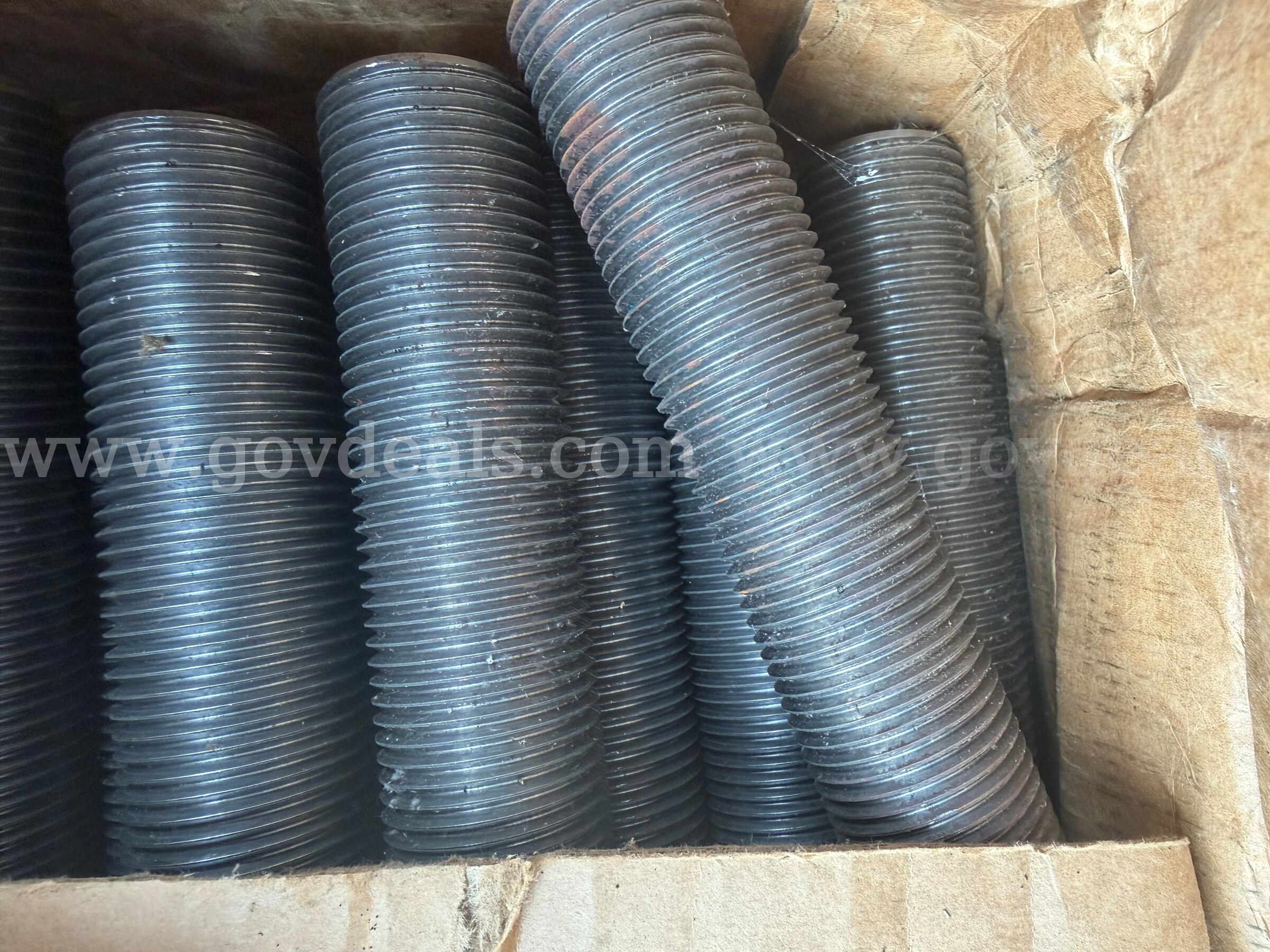 LOT OF 12 WOOD-AMEC FOSTER WHEELER Grade B7 All Threaded Stud Plain 15080700P   Government Surplus Auction - Primary Photo