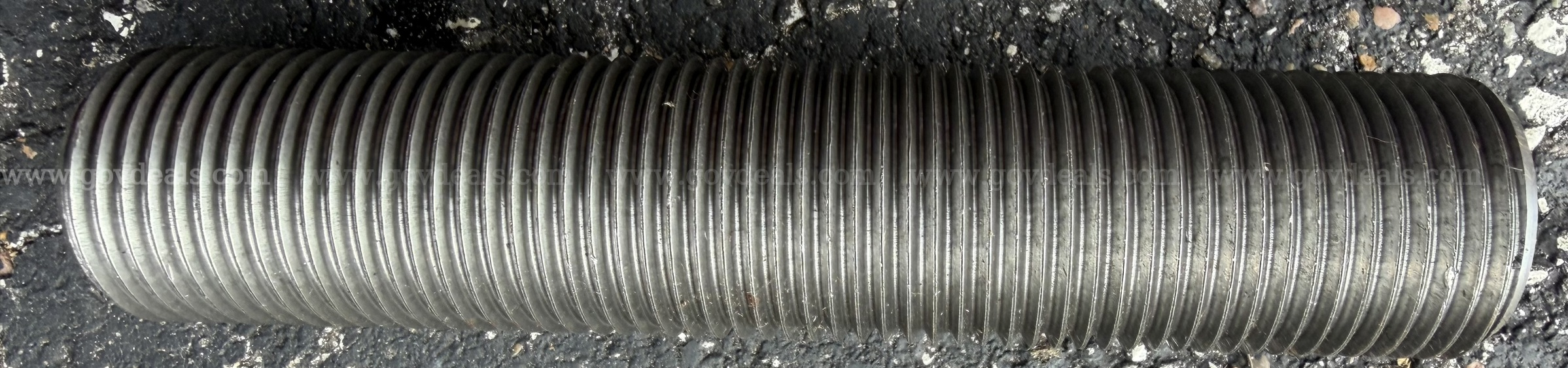 LOT OF 12 WOOD-AMEC FOSTER WHEELER Grade B7 All Threaded Stud Plain 15080700P   Government Surplus Auction - Photo #3