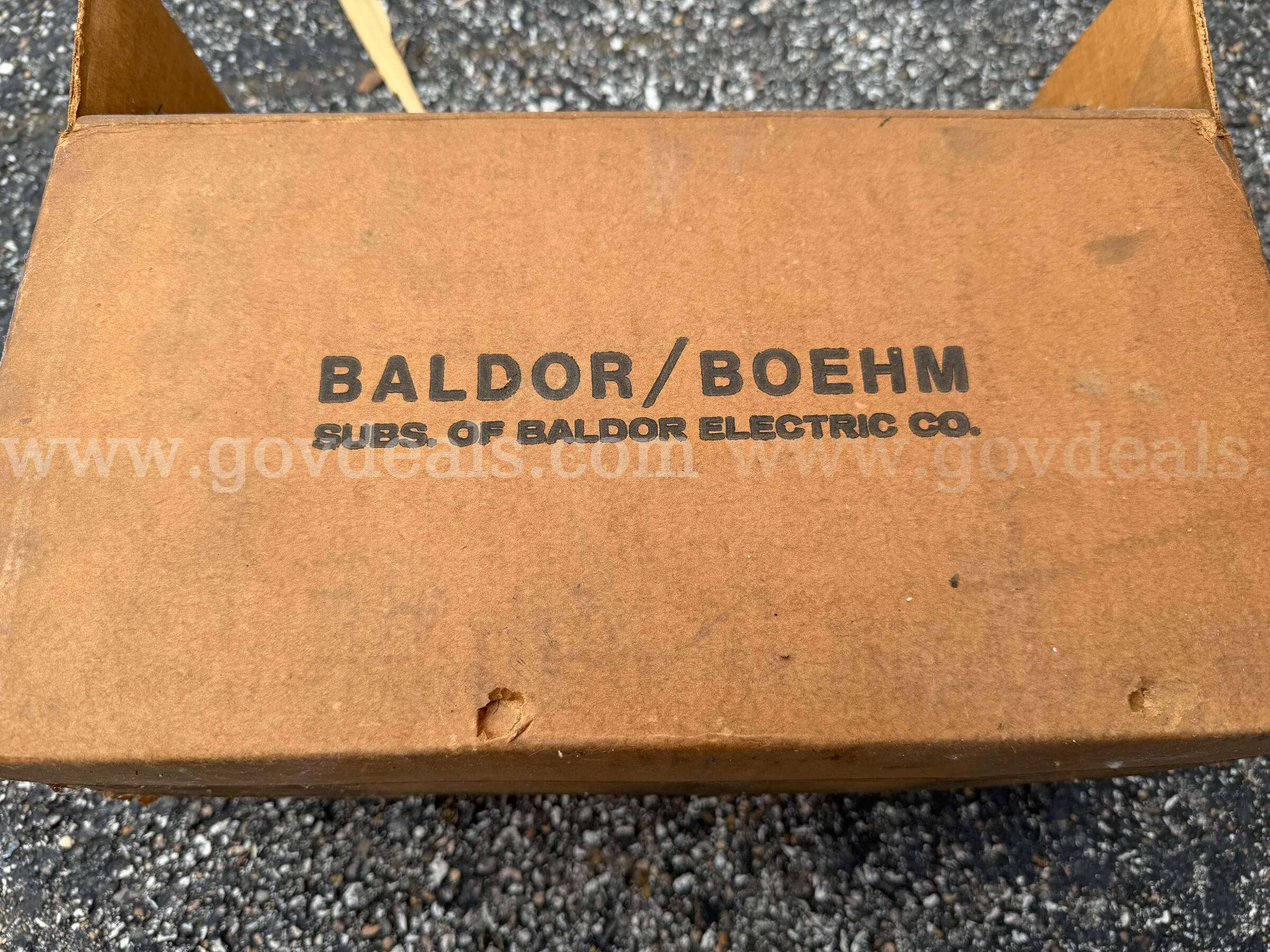 BALDOR DIRECT CURRENT MOTOR 90V MODEL AP3001 H.P. 1/15 1725 R.P.M. NEW IN BOX *WILL SHIP*  AP3001 Government Surplus Auction - Photo #4
