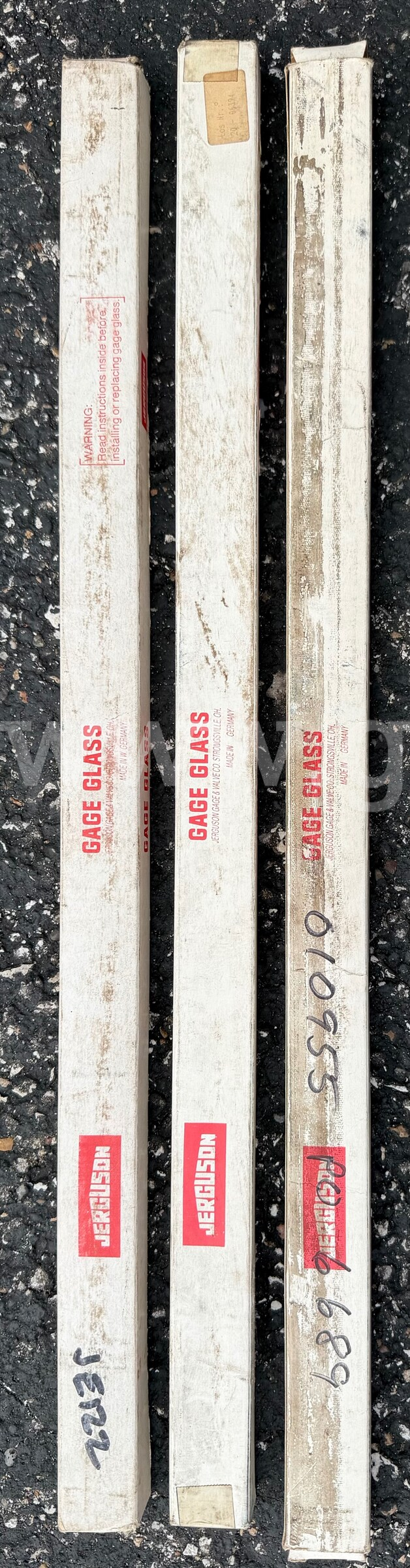 LOT OF 3 JERGUSON GAGE GLASS LOS NR.20-23794 MADE IN GERMANY NEW *WILL SHIP*   Government Surplus Auction - Photo #4