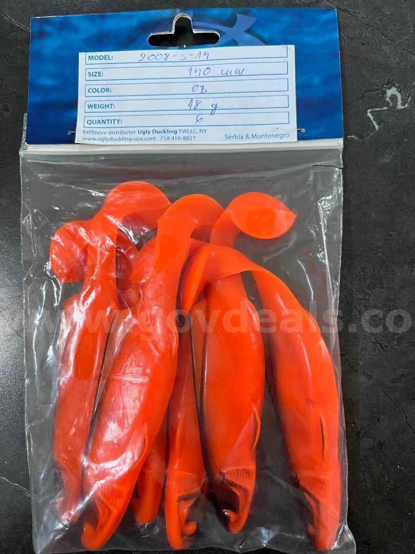 LOT OF ASSORTED LURES UGLY DUCKLING NO. 4 SIL SINKING (30 YEARS OLD) &ORKA+HOOKS *WILL SHIP*   Government Surplus Auction - Photo #3