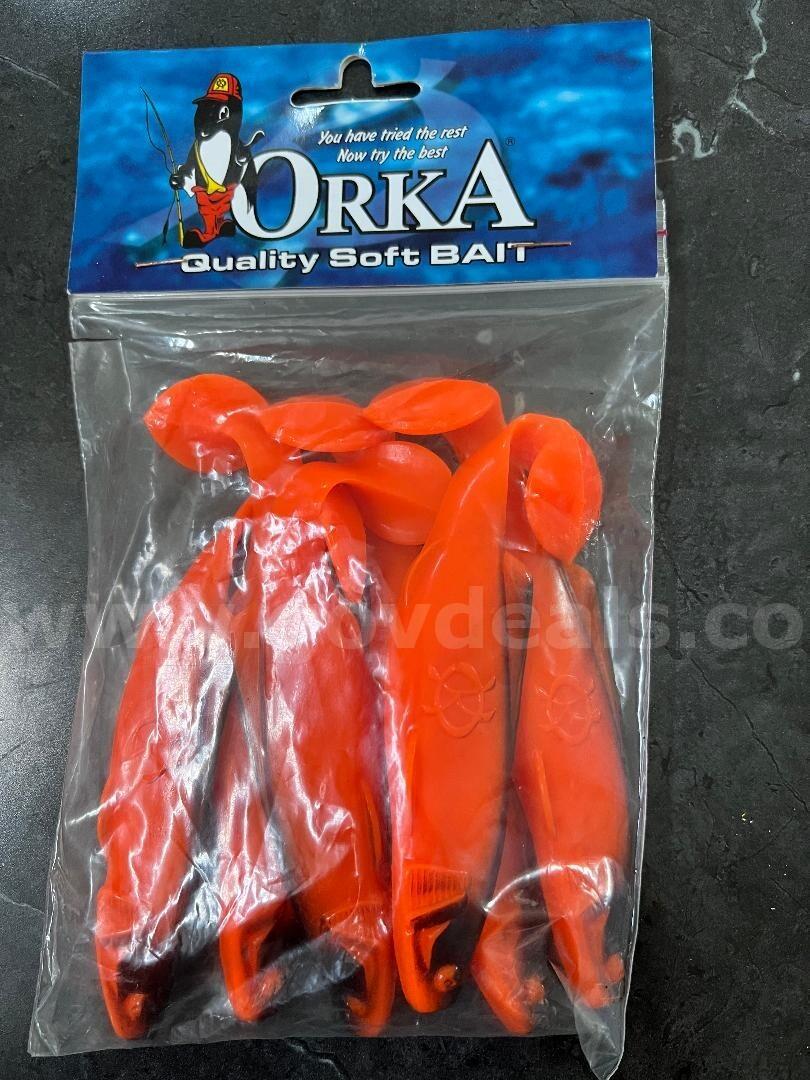 LOT OF ASSORTED LURES UGLY DUCKLING NO. 4 SIL SINKING (30 YEARS OLD) &ORKA+HOOKS *WILL SHIP*   Government Surplus Auction - Photo #4