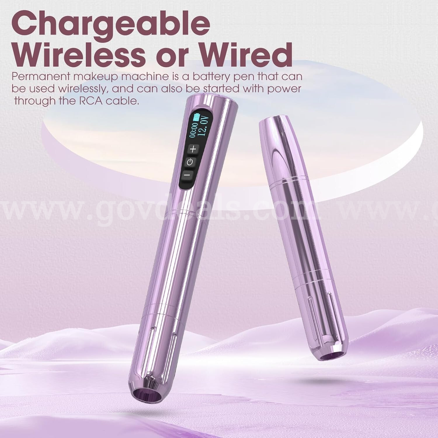Wireless Tattoo Machine Kit-3.0mm Stroke Length 800mAh POPUPMU-NORA-GOLDEN KIT NIB *WILL SHIP*  800mAh Government Surplus Auction - Photo #5