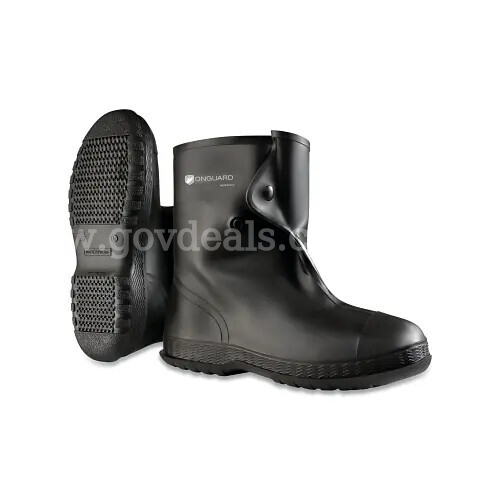 Onguard Overboots , 2X-Large , Workers Boots 10 In, Pvc, Black 86020 NEW IN BOX *WILL SHIP*   Government Surplus Auction - Primary Photo