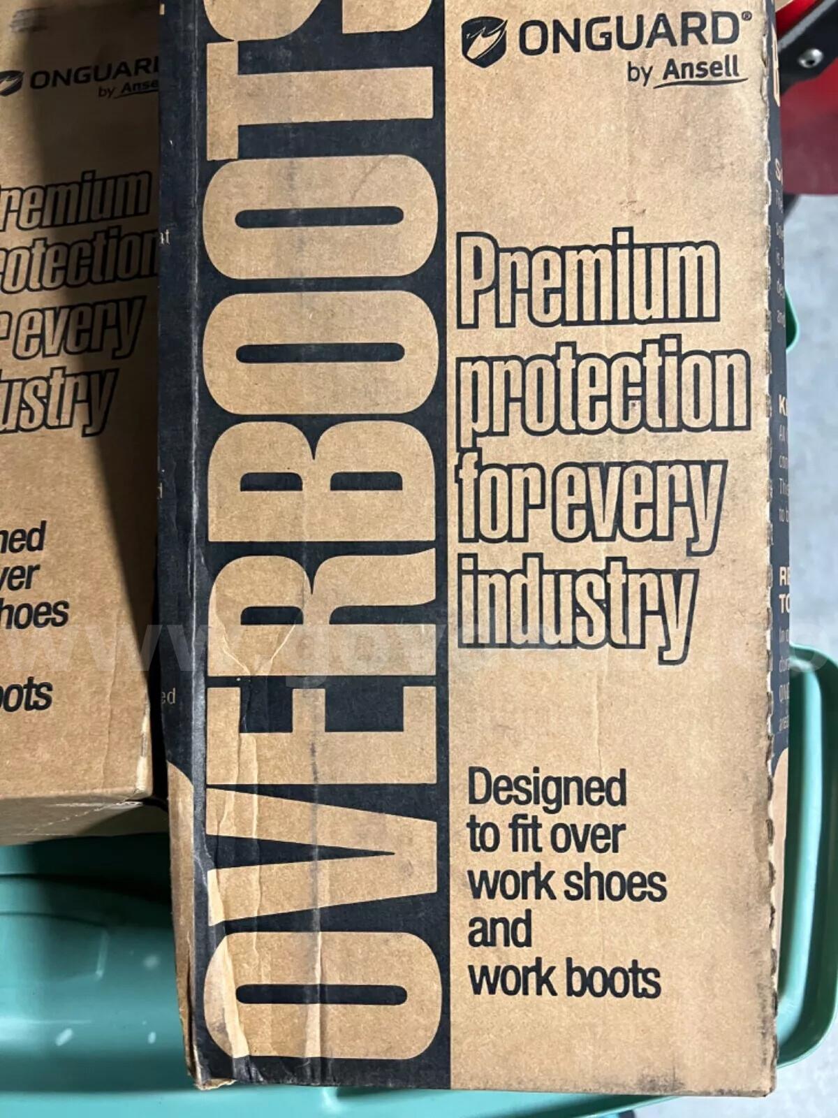 Onguard Overboots , 2X-Large , Workers Boots 10 In, Pvc, Black 86020 NEW IN BOX *WILL SHIP*   Government Surplus Auction - Photo #2