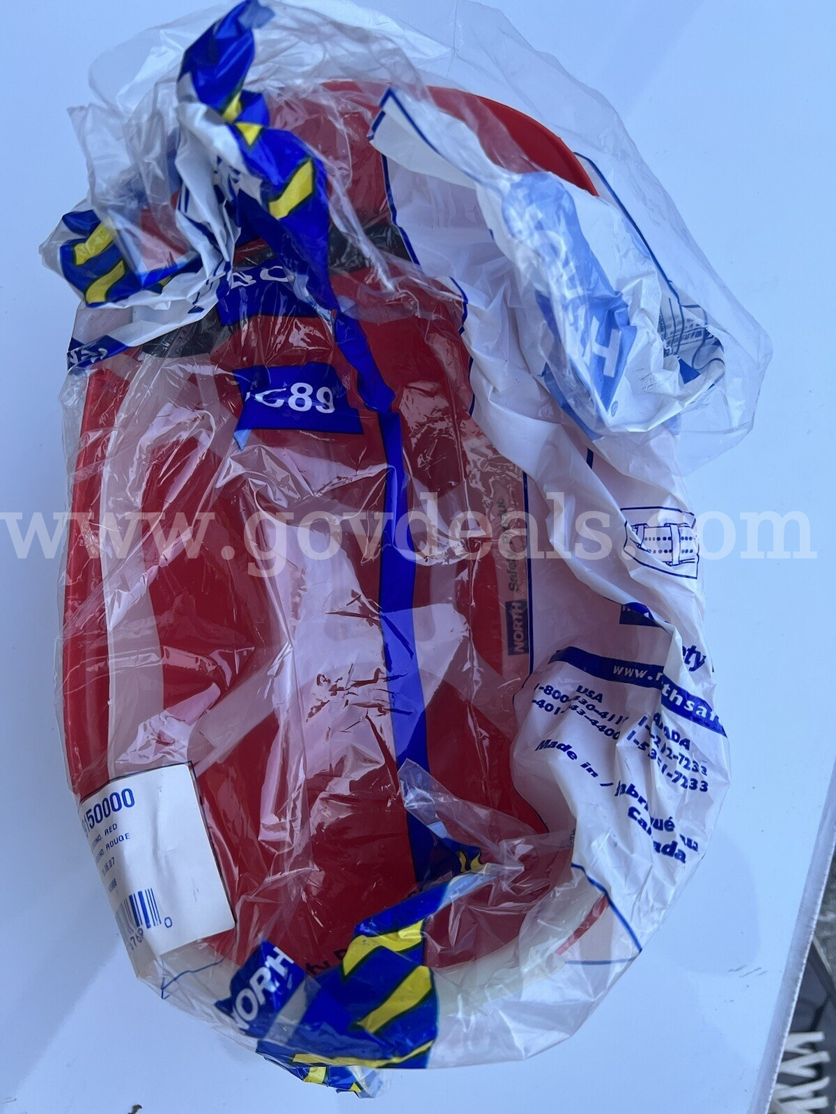 LOT OF 2 HARD HAT/Bump Caps - red safety bump cap NORTH SAFETY PRODUCTS BC89150000 NEW *WILL SHIP*   Government Surplus Auction - Photo #2