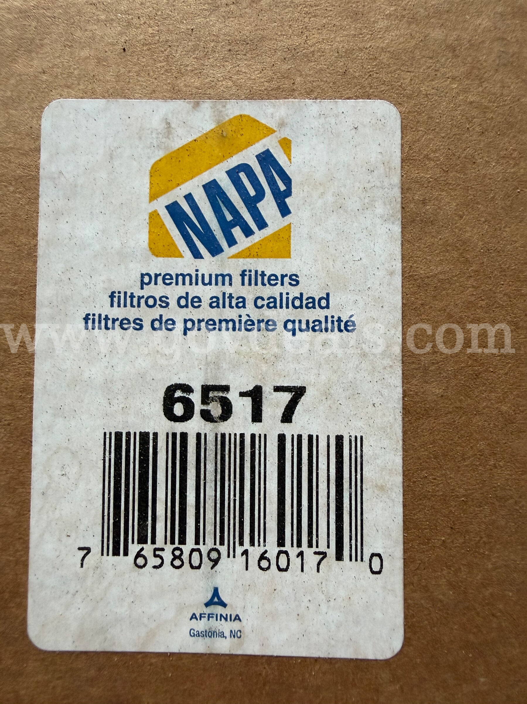 LOT OF 2 Napa Air Filter 6517 BRAND NEW IN BOX  CONTENTS MADE IN USA *WILL SHIP*  6517 Government Surplus Auction - Photo #4