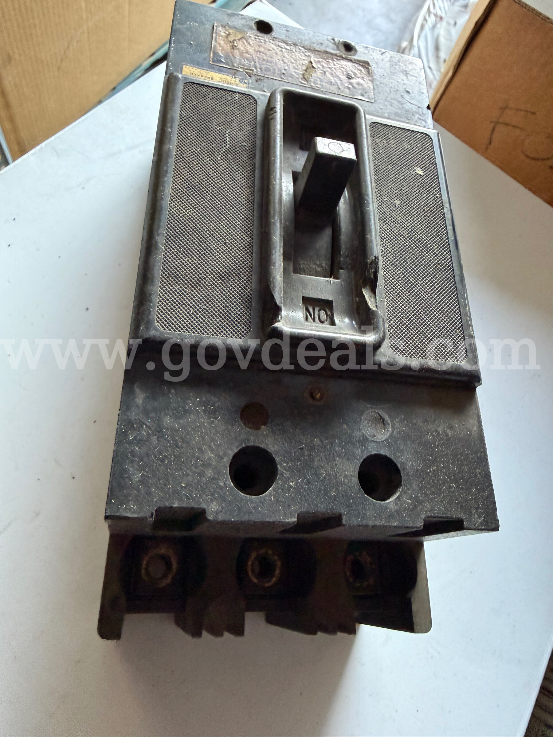 WESTINGHOUSE AC DE-ION 3 POLE CIRCUIT BREAKER 20A FRAME F STYLE NO.1222033 *WILL SHIP*   Government Surplus Auction - Photo #5