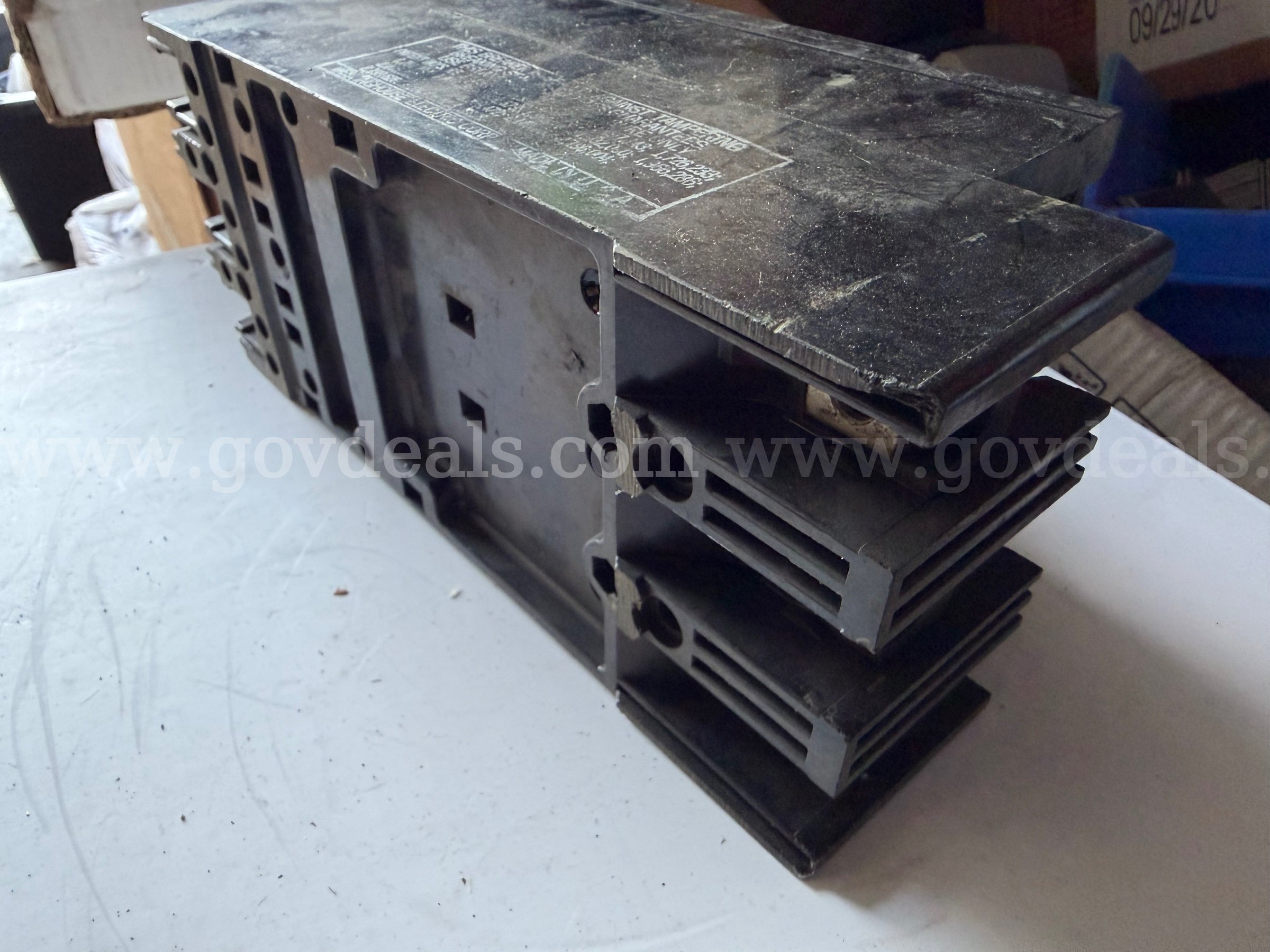 WESTINGHOUSE AC DE-ION 3 POLE CIRCUIT BREAKER 20A FRAME F STYLE NO.1222033 *WILL SHIP*   Government Surplus Auction - Photo #6
