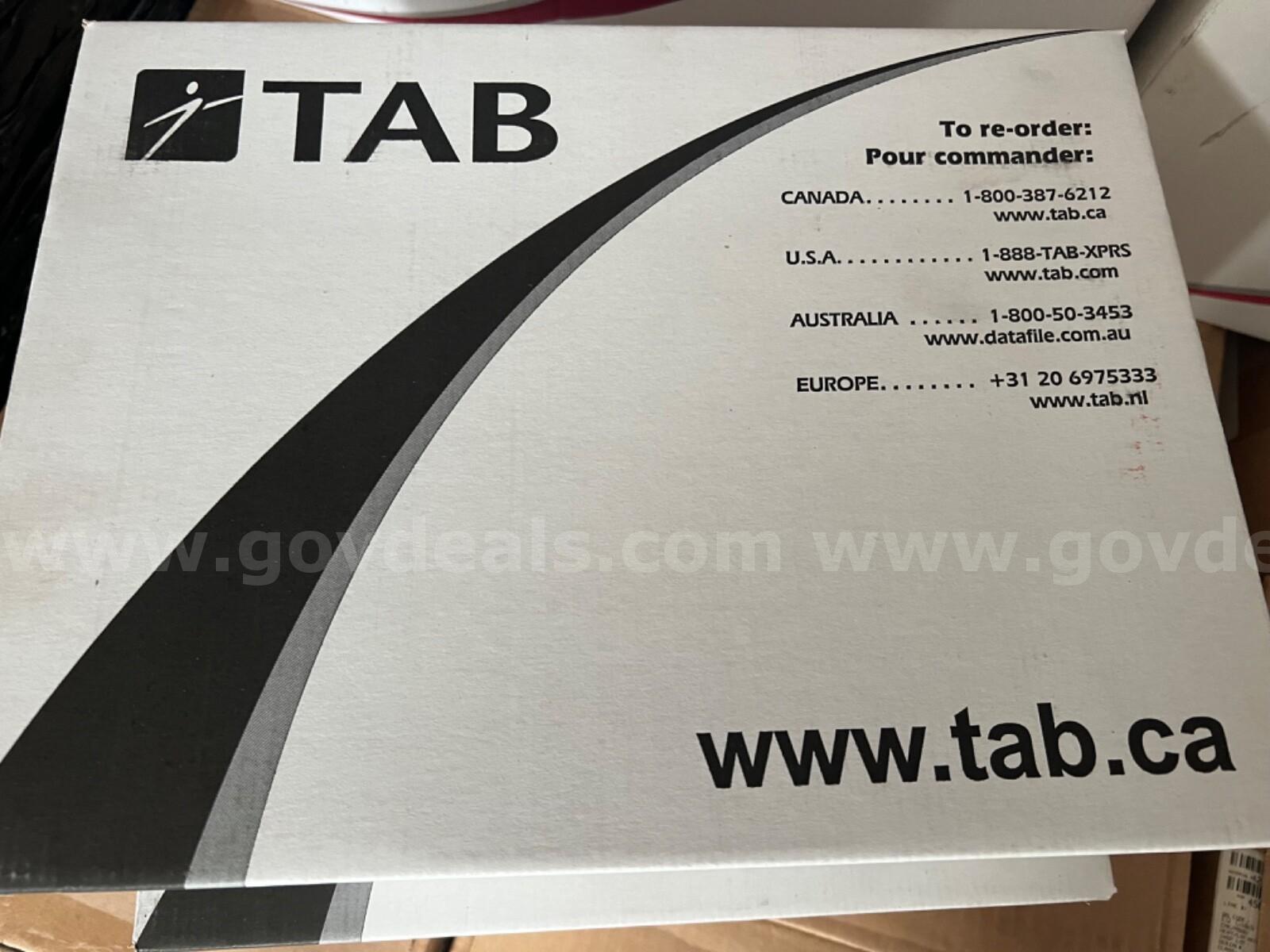 CASE OF 15 TAB 2" EXPANSION POCKET F1852 METRIC/RED REPRISE 15 PC PER BOX  *WILL SHIP*